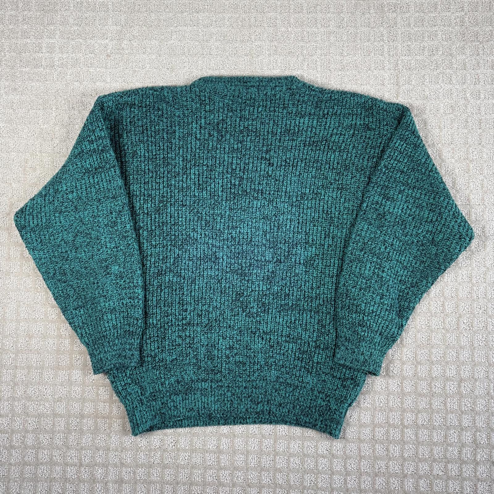Point Zero Vintage Point Zero Knit Sweater Teal Mens Small Size US S / EU 44-46 / 1 - 5 Thumbnail