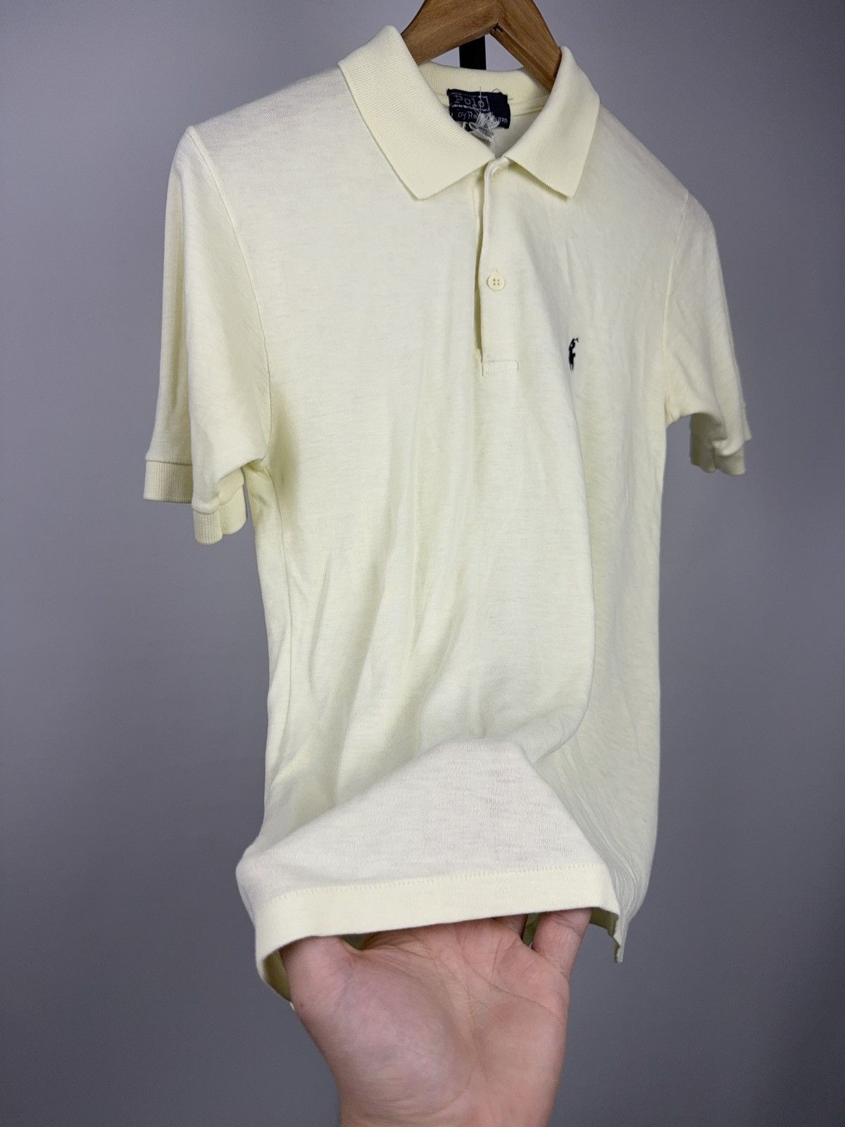 Polo Ralph Lauren Vintage Retro 90s Polo Ralph Lauren Yellow Cotton Polo Shirt Size US S / EU 44-46 / 1 - 7 Thumbnail