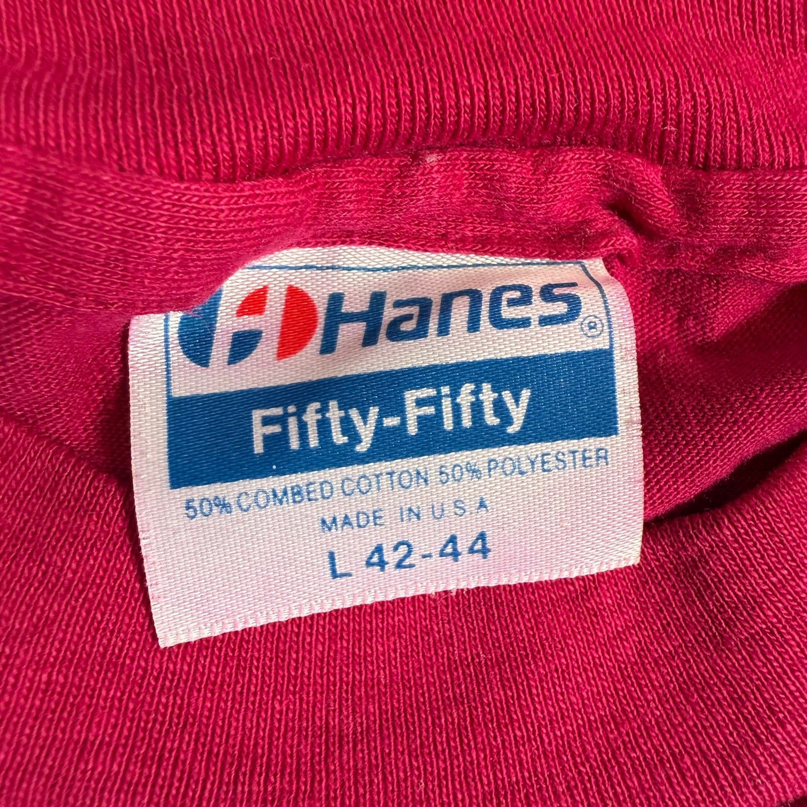 Hanes Vtg 1986 Steamboat Racing T-Shirt Ford Shelby Hanes Sz L Size US L / EU 52-54 / 3 - 5 Thumbnail