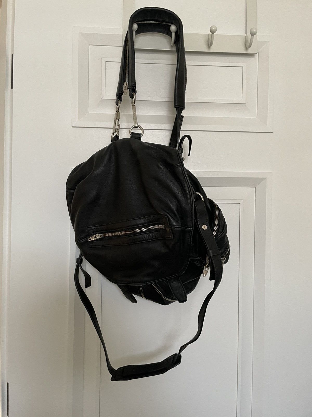 Alexander Wang Alexander Wang Marti convertiable backpack black leather Size ONE SIZE - 5 Thumbnail