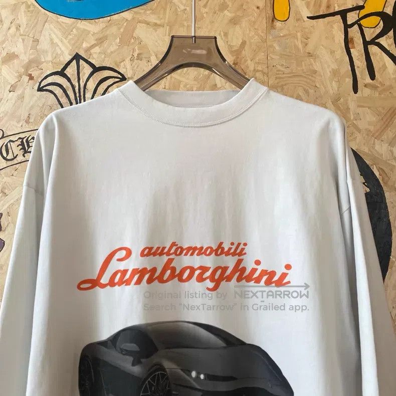 Balenciaga Balenciaga Car Printed Round Neck Drop Shoulder Long Sleev Size US S / EU 44-46 / 1 - 3 Thumbnail