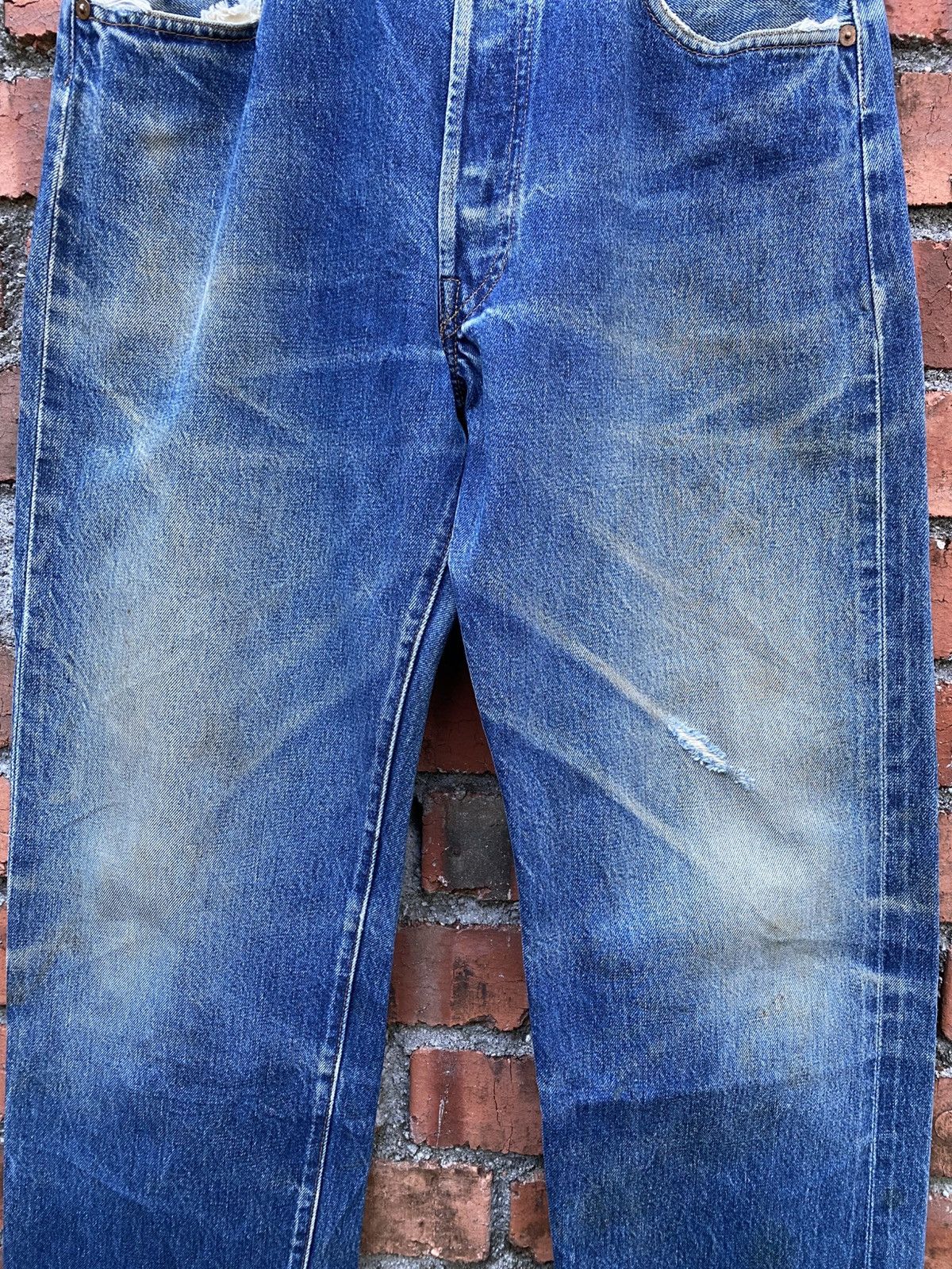 Levi's Vintage Clothing W32x30 Vintage levi's 501xx redline distressed dirt made USA Size US 32 / EU 48 - 6 Thumbnail