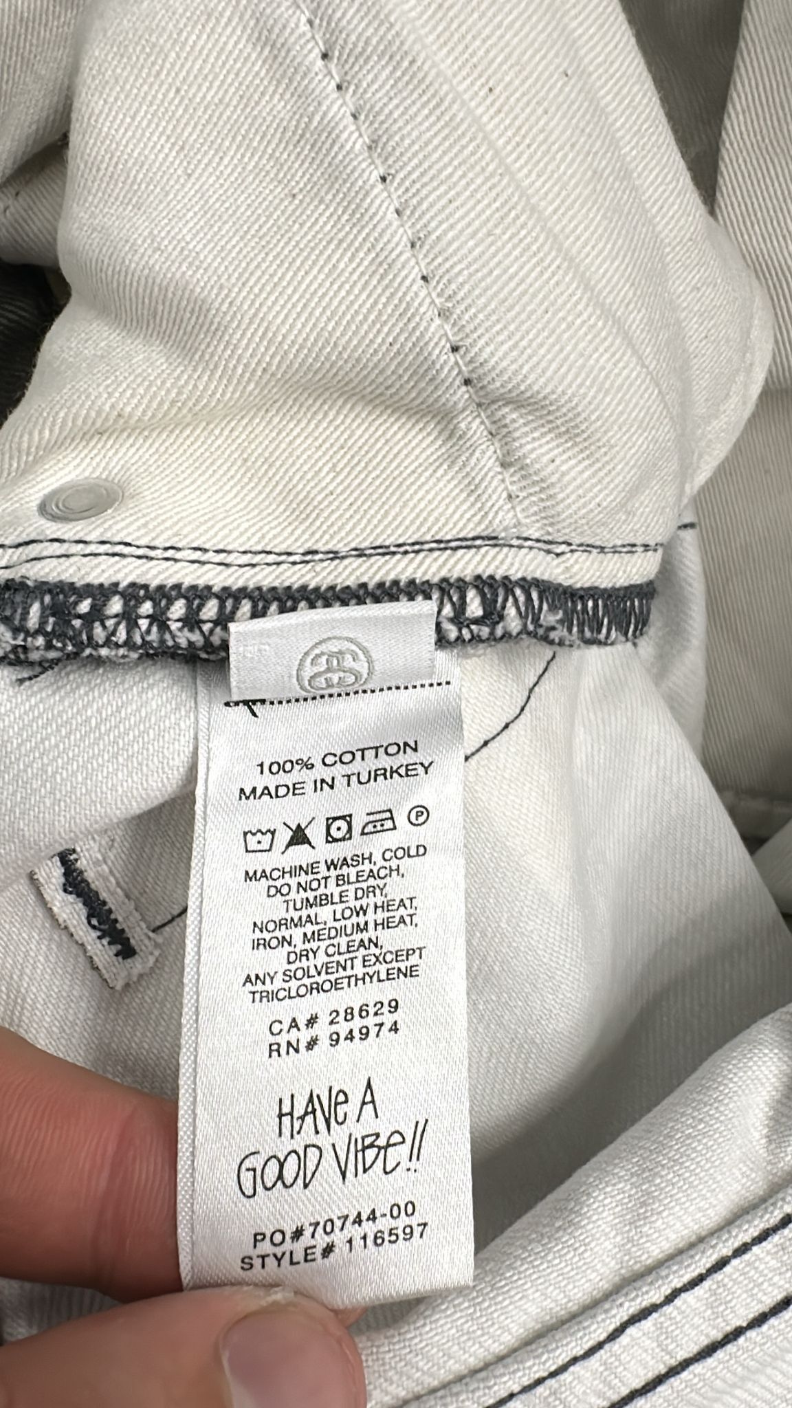 Stussy × Vintage Stussy Snow Camo Big Ol Denim Jeans 32 Size US 32 / EU 48 - 10 Thumbnail