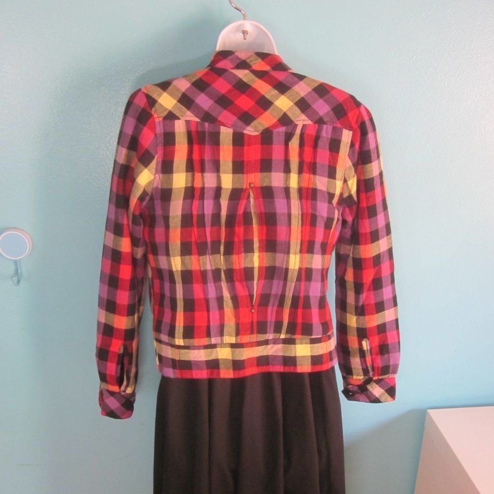 Hells Bells HELLZ Y2K Plaid Crop Jacket M Size M / US 6-8 / IT 42-44 - 8 Thumbnail