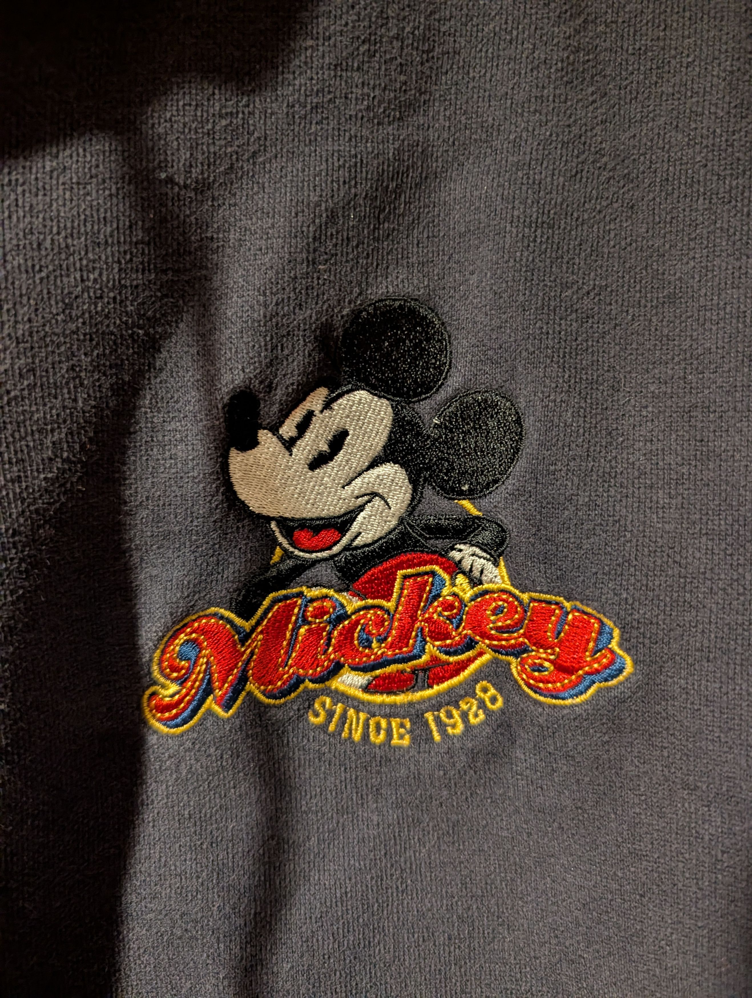 Disney Vintage Y2K Mickey Mouse Big Print Disney Full Zip Hoodie Size US XXL / EU 58 / 5 - 5 Thumbnail