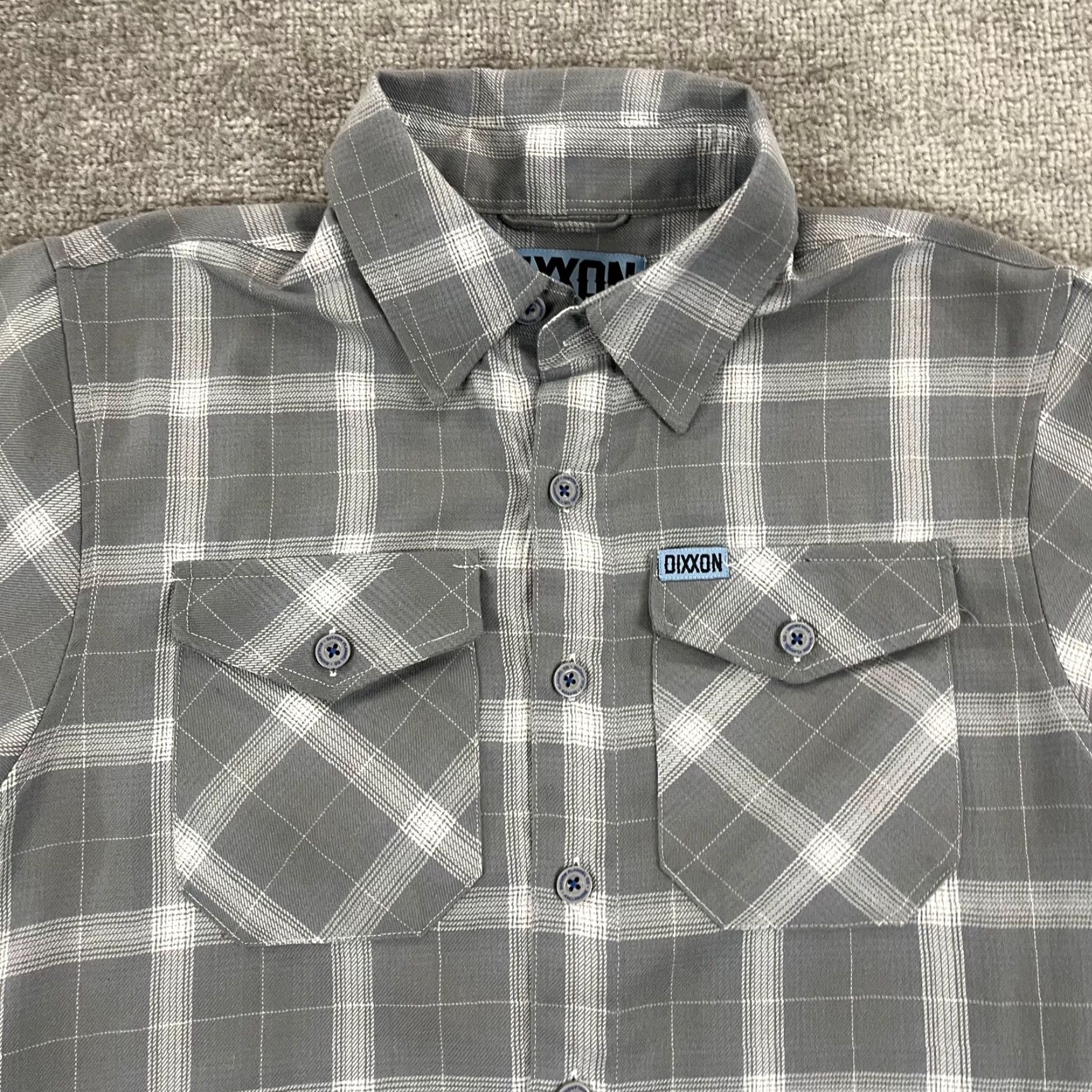 Avalanche VINTAGE DIXXON Shirt Mens XS Gray White Plaid AVALANCHE Flannel Button Up Long Sleeve Size US XS / EU 42 / 0 - 3 Thumbnail