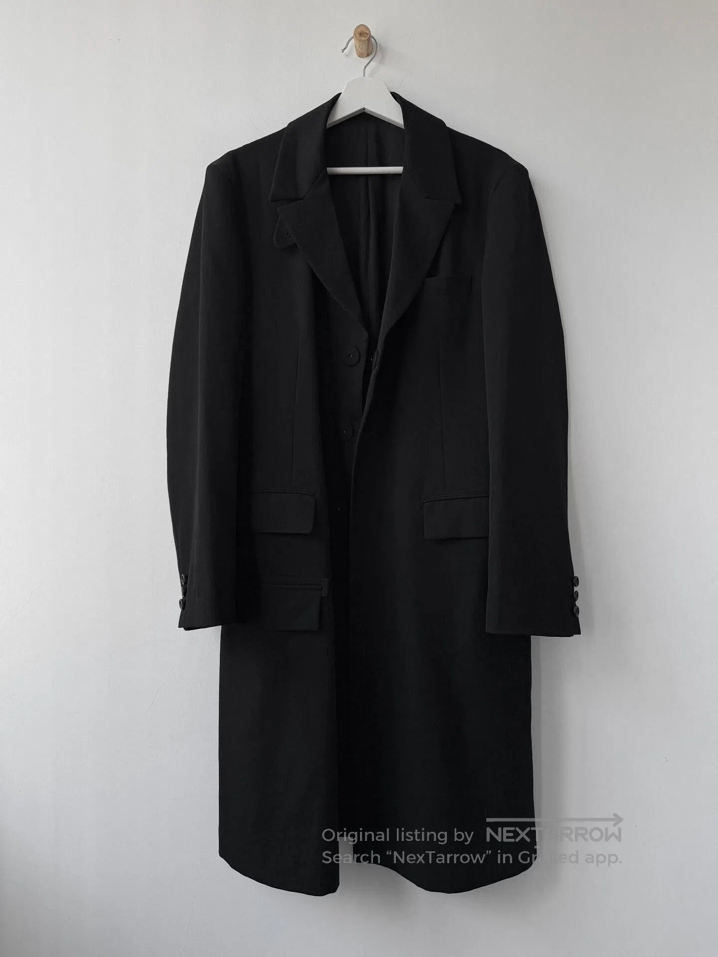 Yohji Yamamoto yohji yamamoto black wool coat. Size US M / EU 48-50 / 2 - 1 Thumbnail