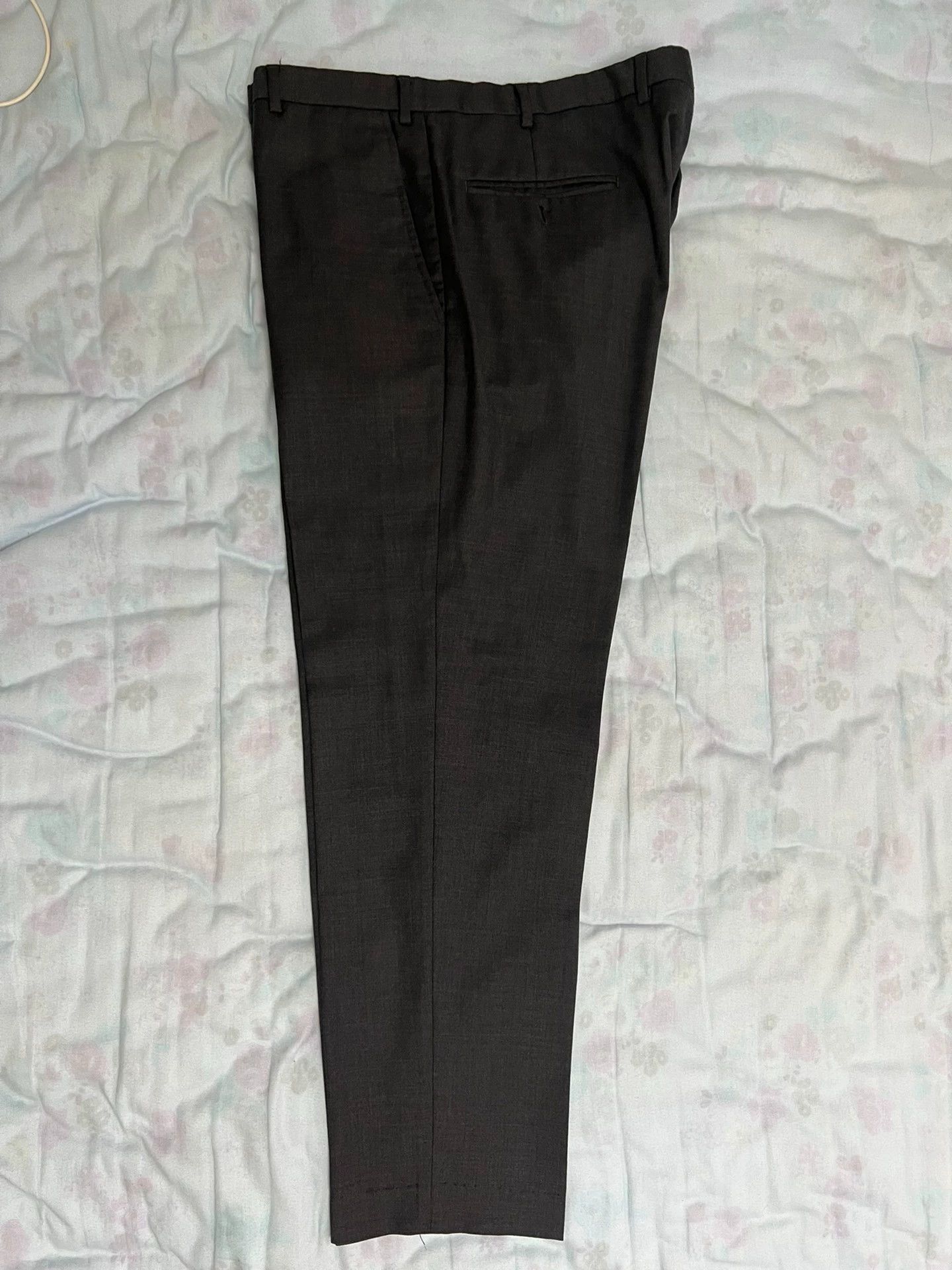 Emporio Armani Emporio Gray Wool Suit Men's 54 Double Vent Peak Lapel Size 54R - 6 Thumbnail