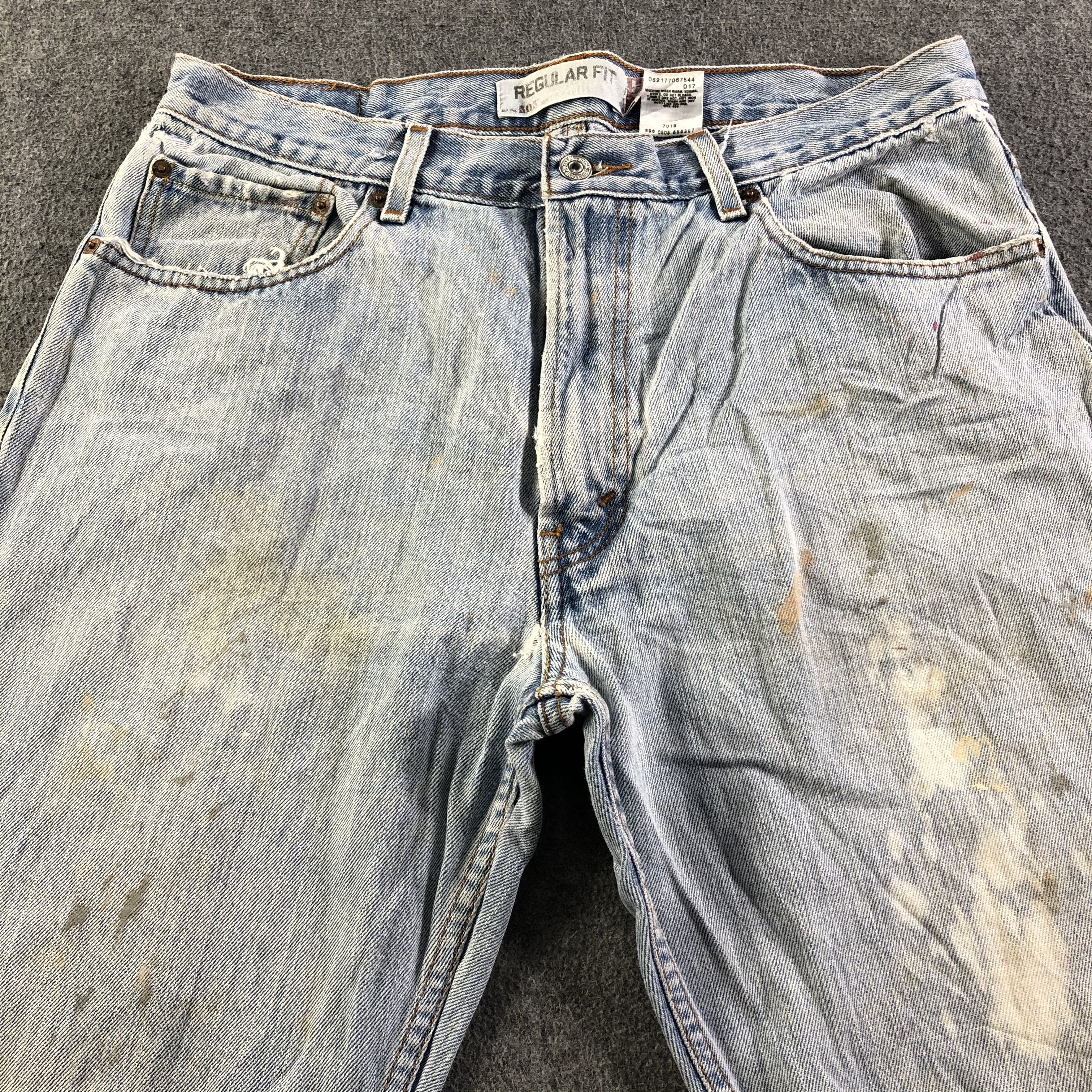 Levi's Vintage Light Wash Levis 505 Jeans-J3336 Size US 34 / EU 50 - 3 Thumbnail