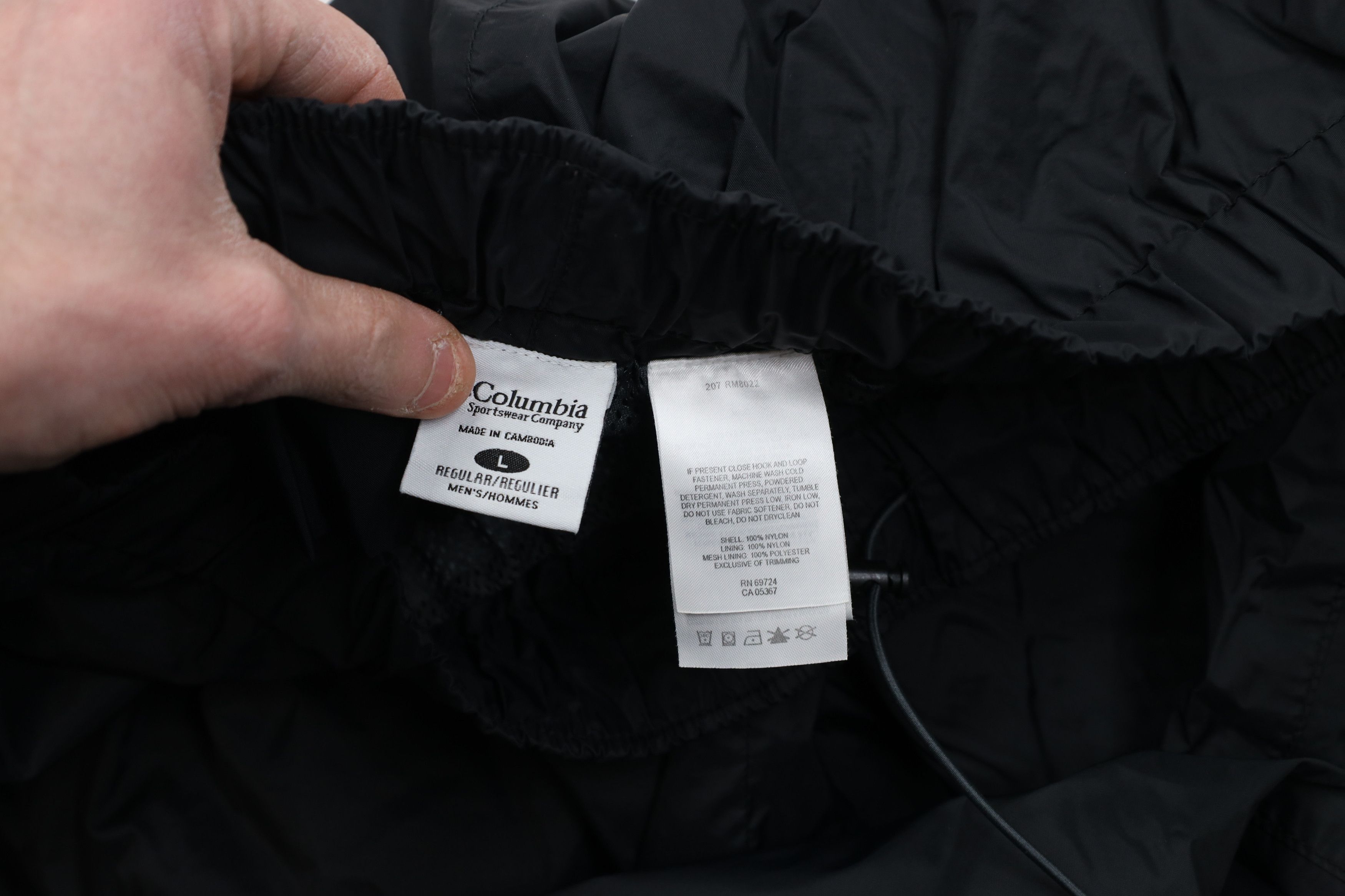 Columbia Vintage Columbia Waterproof Wide Leg Rain Pants Black Size US 36 / EU 52 - 9 Thumbnail