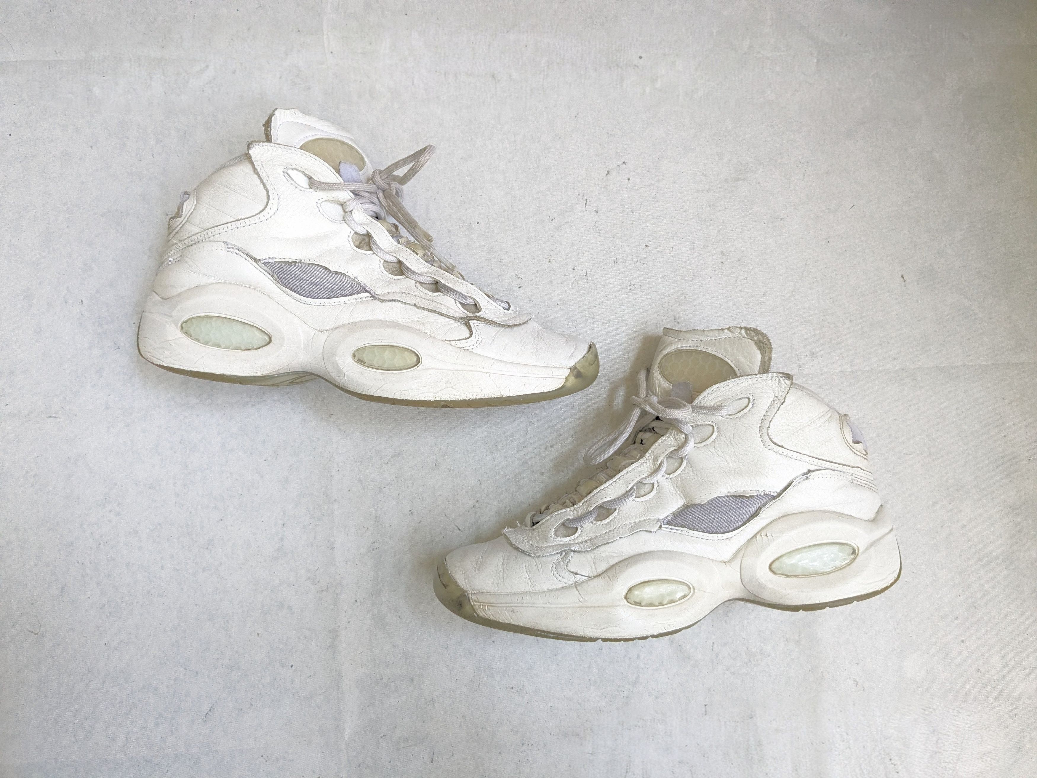 Maison Margiela Maison Margiela x Reebok Question Sneakers White 8 Size US 8 / EU 41 - 1 Thumbnail