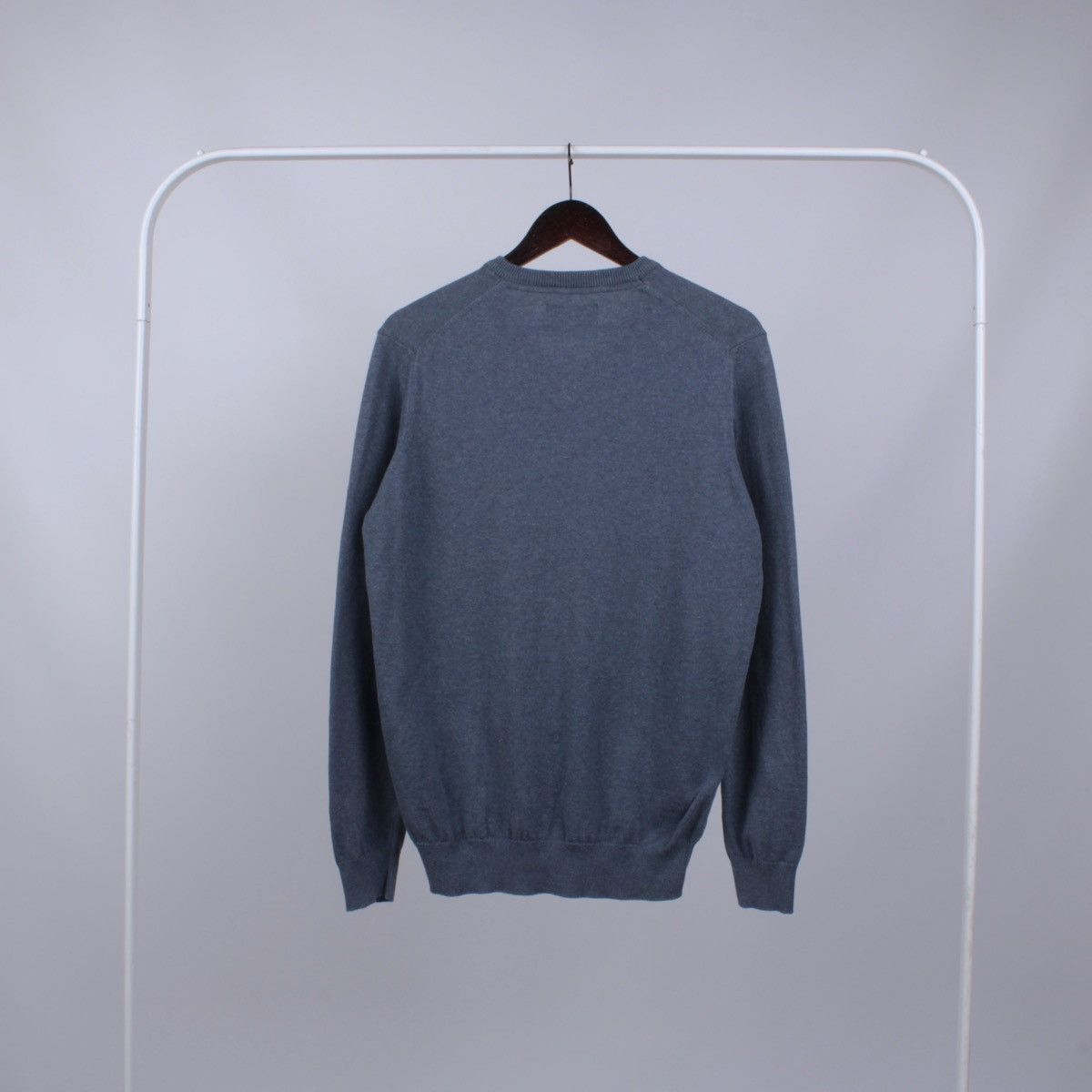 Barbour BARBOUR Cotton Blue V-neck Jumper Sweater Pullover Size US M / EU 48-50 / 2 - 3 Thumbnail