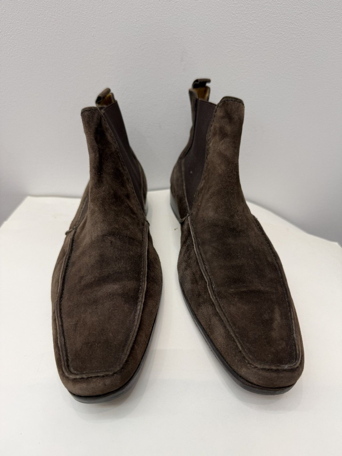 Yves Saint Laurent Yves Saint Laurent Rive Gauche Suede Boots Size US 9 / EU 42 - 3 Thumbnail