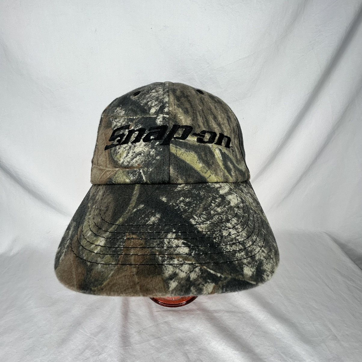 Vintage Vtg Early 2000’s Snap-On Racing Realtree Camo Strapback Hat Size ONE SIZE - 1 Thumbnail