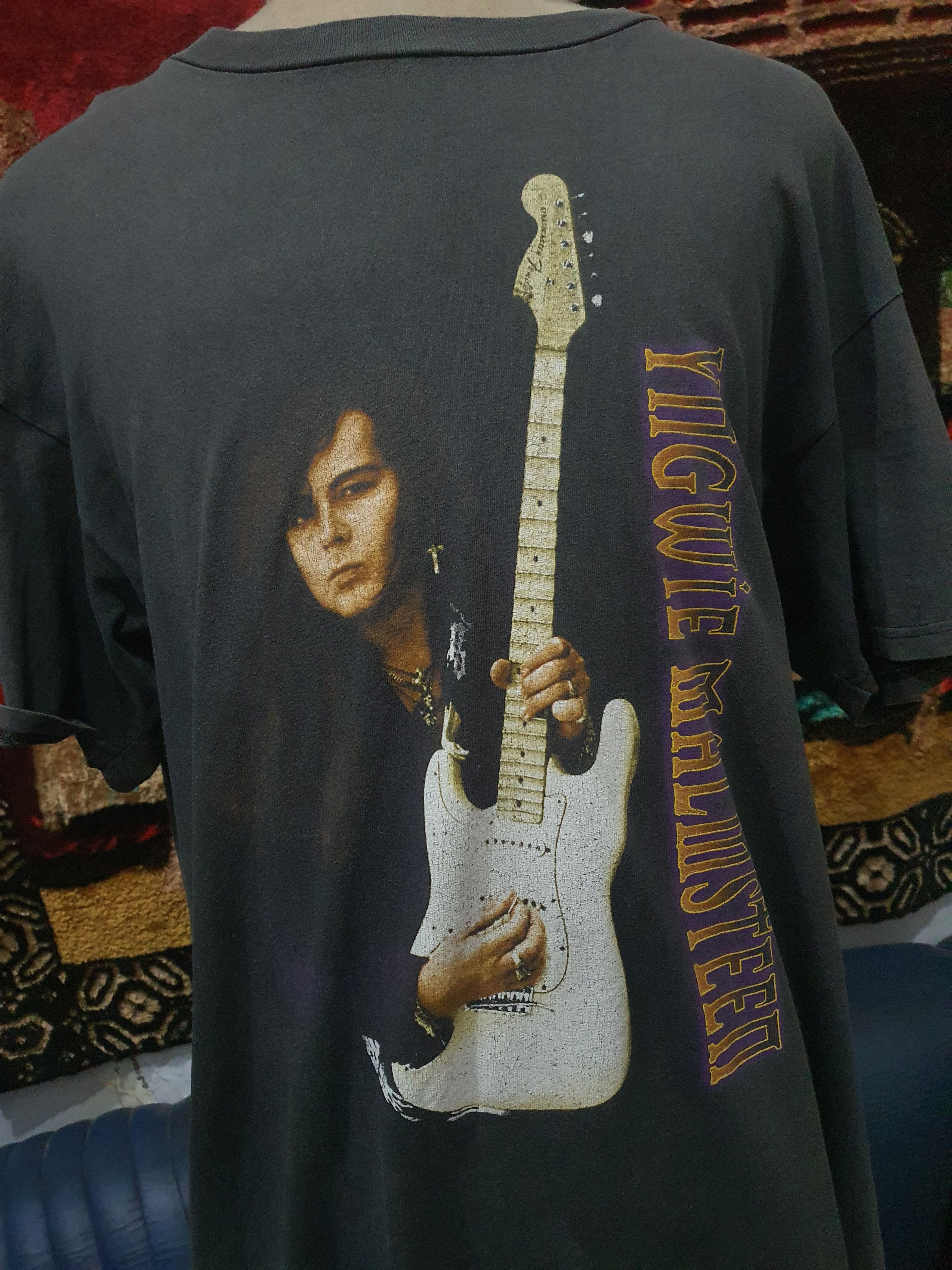 Band Tees 90s Yngwie Malmsteen tourshirt L XL Size US L / EU 52-54 / 3 - 4 Thumbnail