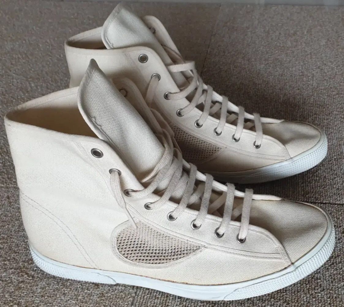 Helmut Lang Helmut Lang 00s Canvas High Top Sneakers Size US 7 / EU 40 - 3 Thumbnail