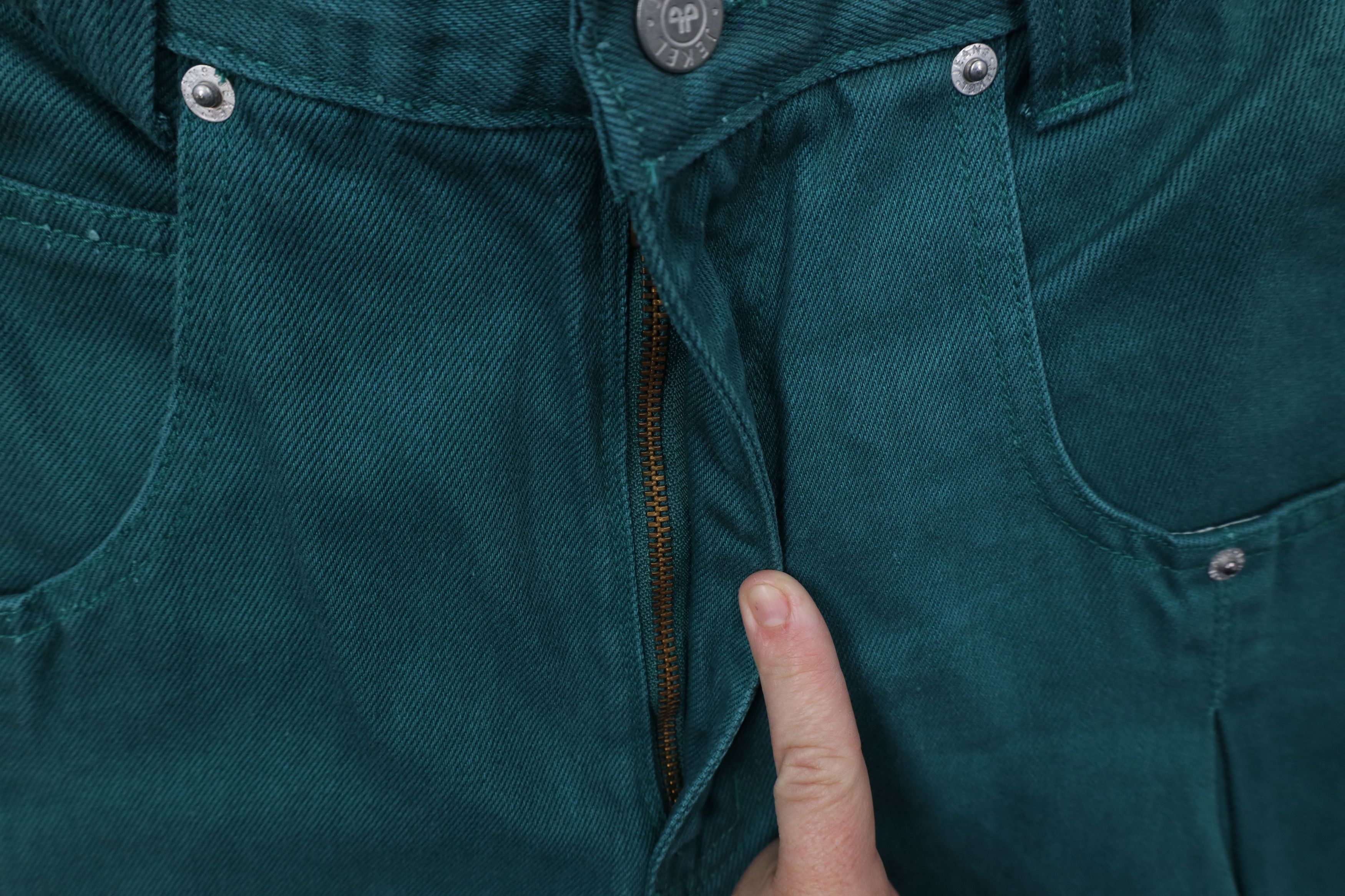 Vintage Deadstock Vintage 90s Streetwear Fit Skateboard Jeans Green Size US 32 / EU 48 - 6 Thumbnail