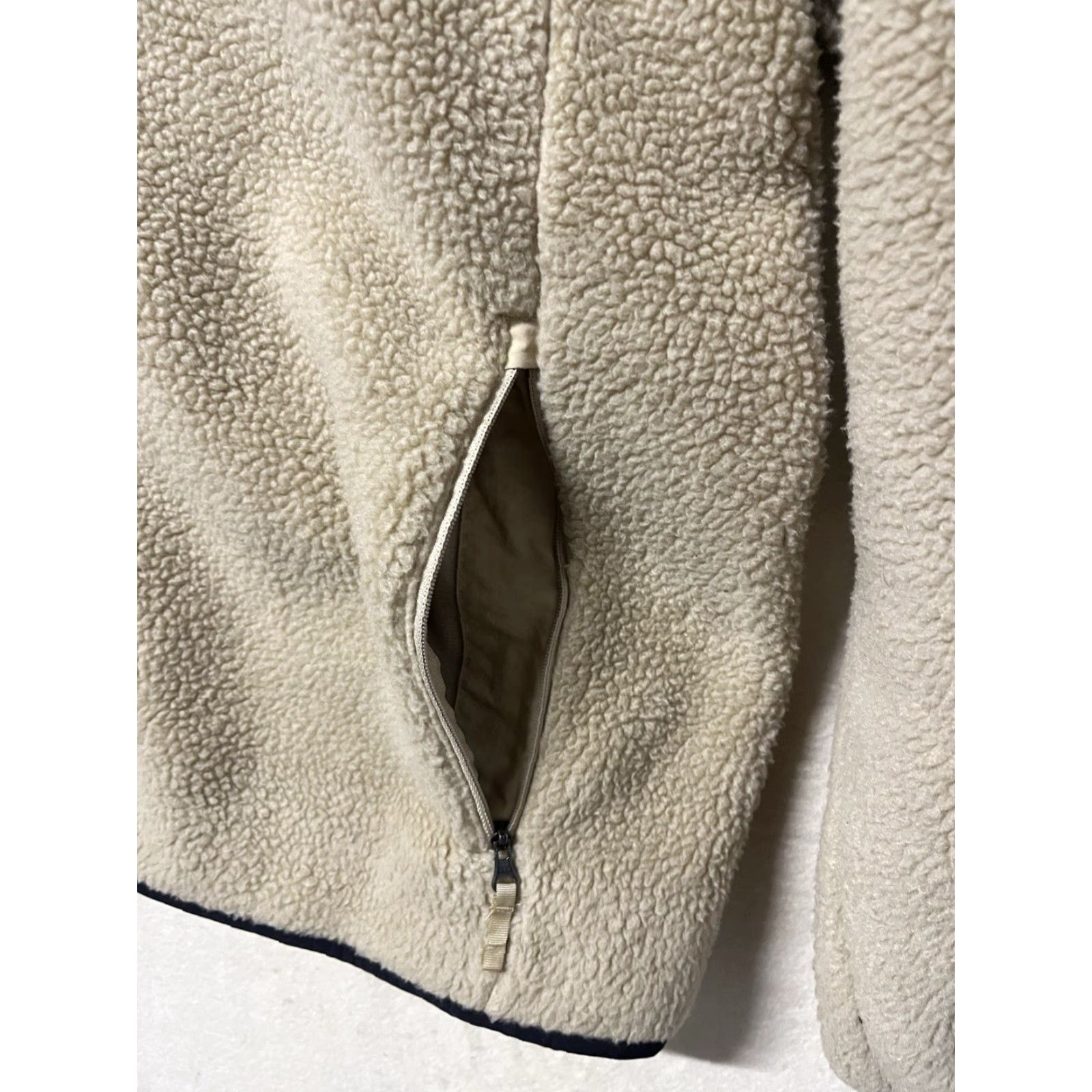 The North Face The North Face Jacket Men XL Beige Full Zip Sherpa Mid-Length Fleece Collared Logo Zip Size US XL / EU 56 / 4 - 6 Thumbnail