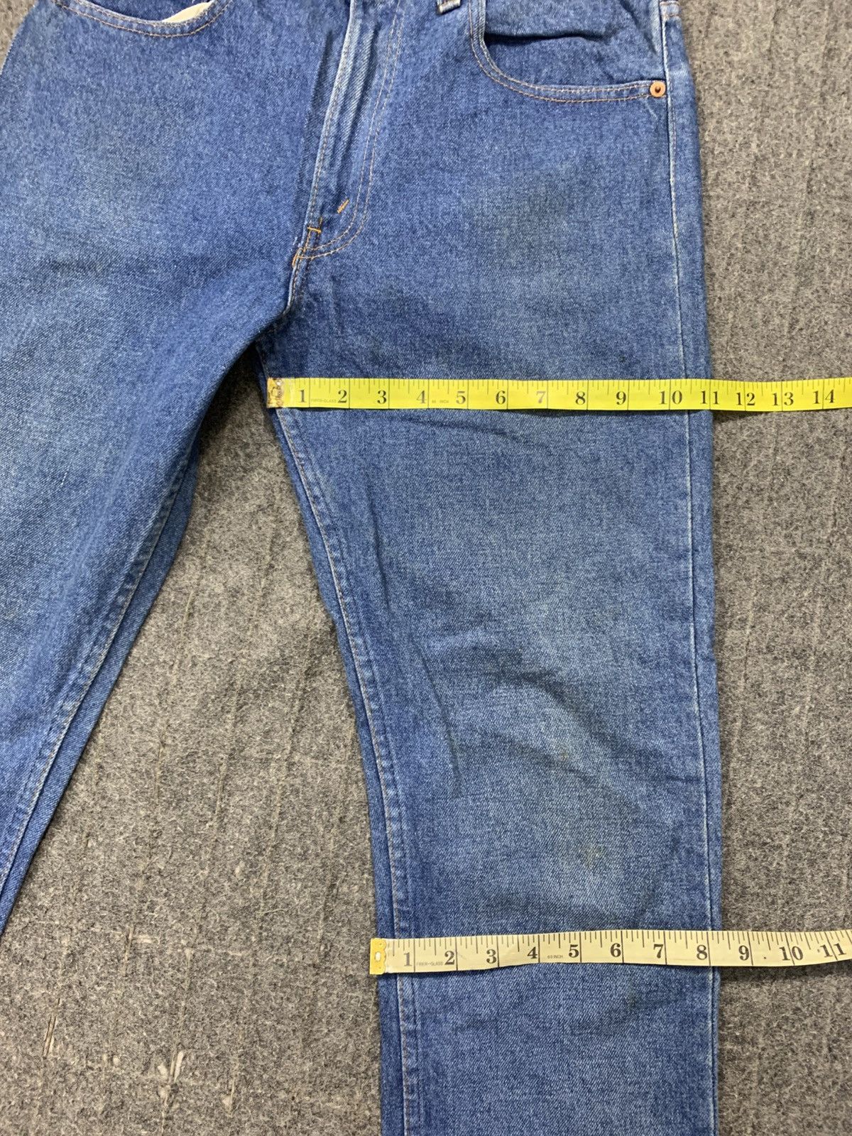 Levi's Levis Strauss Lot 505 Indigo Denim Jeans Straight Cut Size US 30 / EU 46 - 11 Thumbnail