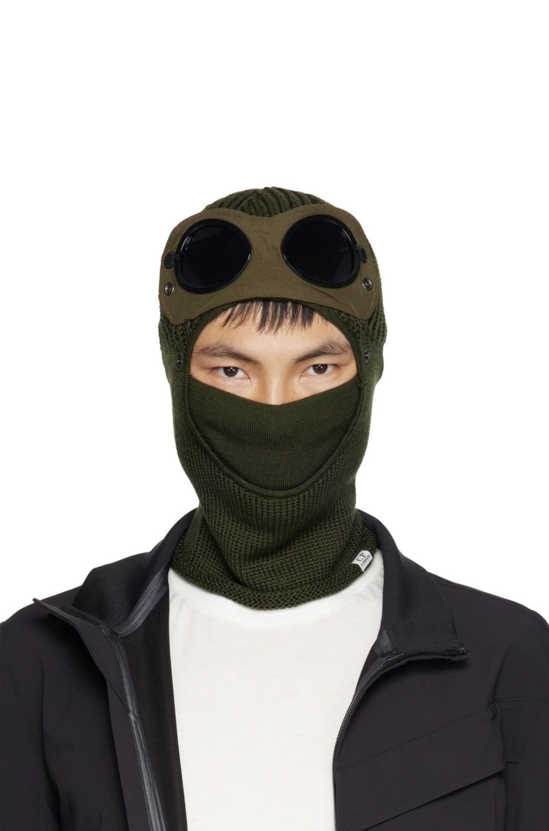 C.P. Company × Hypebeast C.P. COMPANY Green Goggle Balaclava Size ONE SIZE - 2 Thumbnail