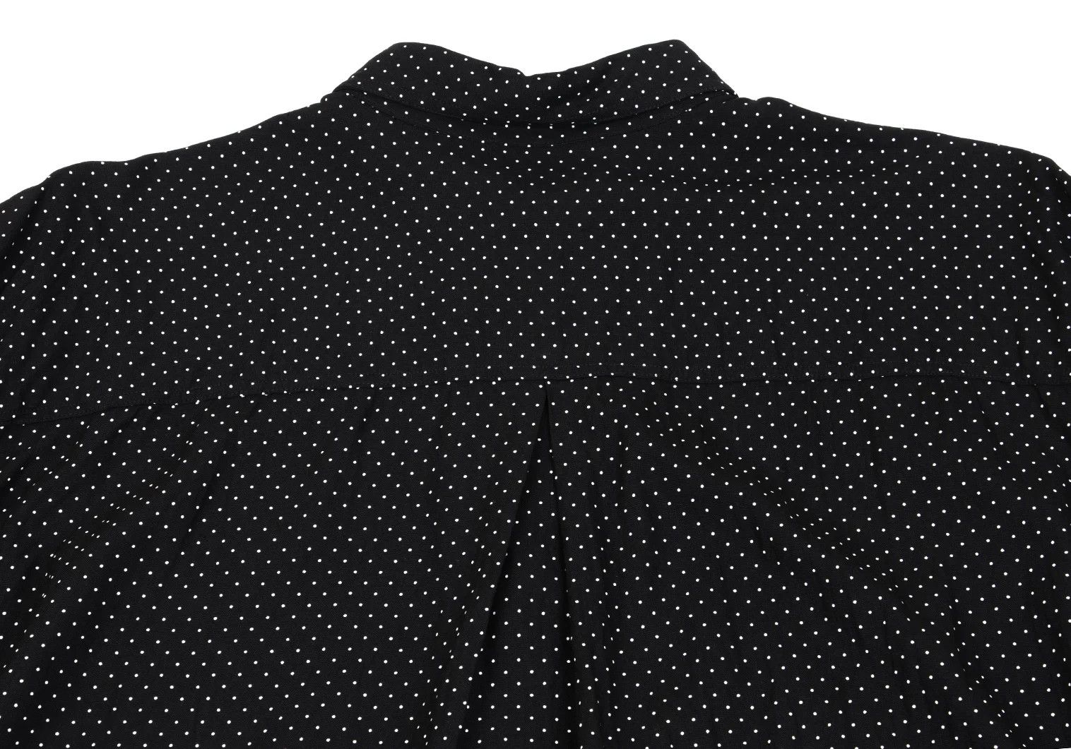 Emporio Armani Rayon Pin Dot Long Sleeve Shirt in Black and Off White Size US L / EU 52-54 / 3 - 11 Thumbnail