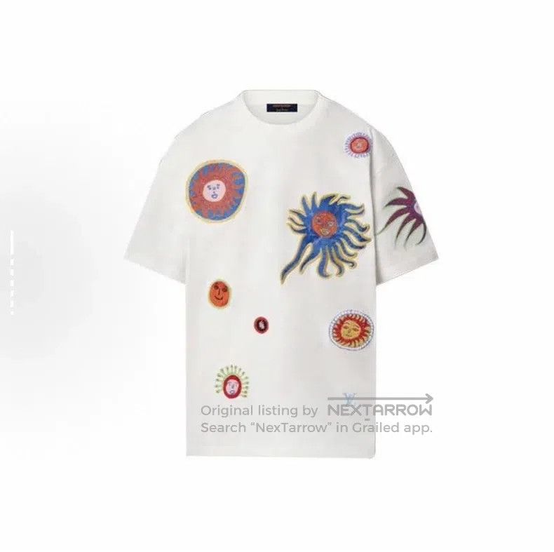 Louis Vuitton Louis Vuitton SS23 Cartoon Face Embroidered Crew Neck Pull Size US M / EU 48-50 / 2 - 3 Thumbnail