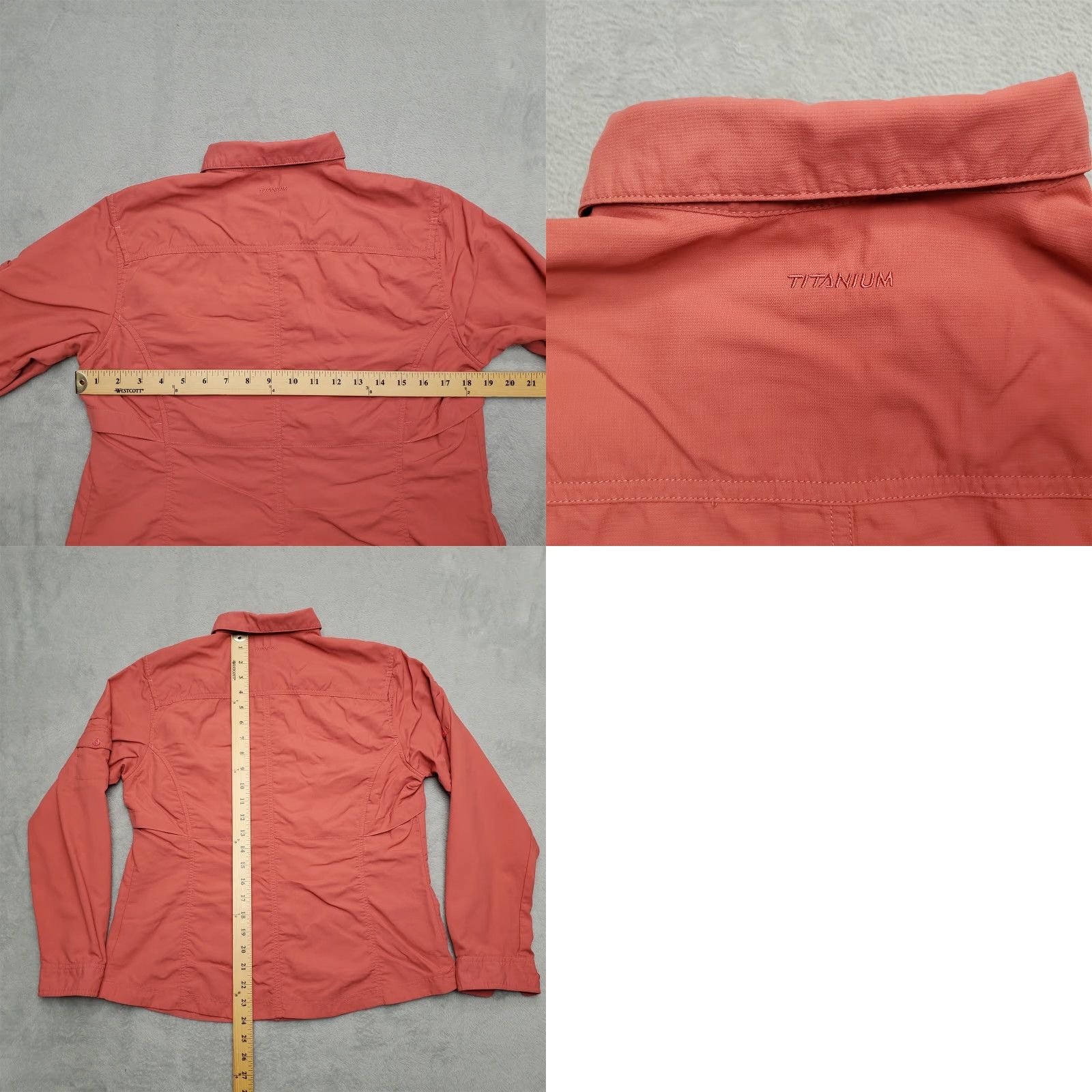 Vintage Columbia Shirt Women L Red Vented Roll Tab Outdoor Gorp Hike Fish Gorp Outdoor Size L / US 10 / IT 46 - 8 Thumbnail