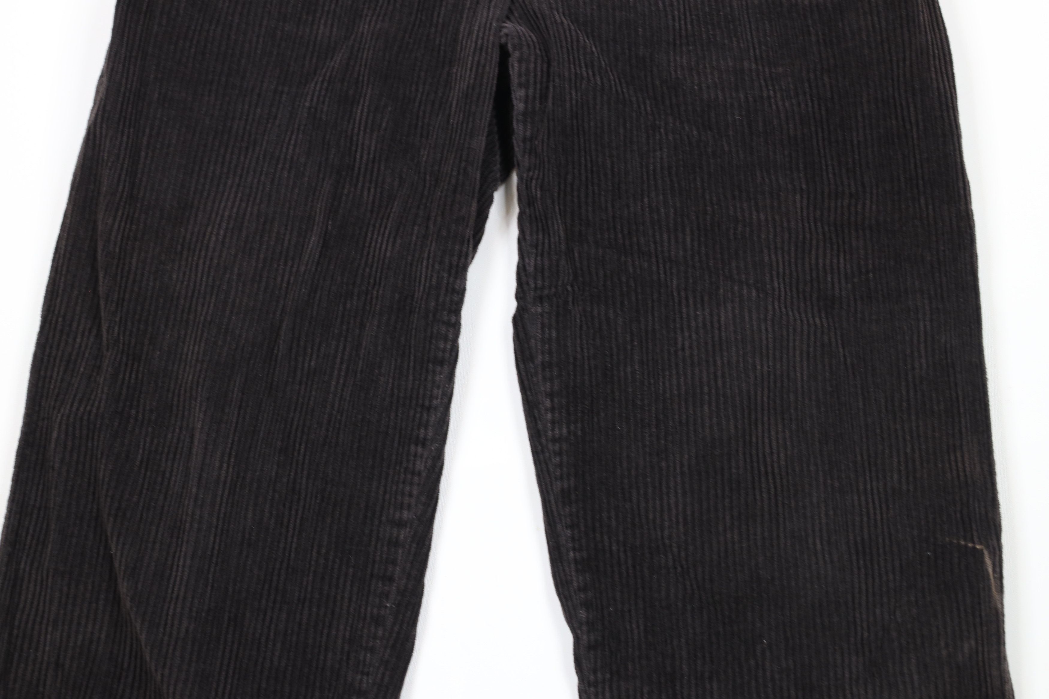 Vintage Vintage 90s Streetwear Pleated Wide Leg Corduroy Chino Pants Size US 34 / EU 50 - 3 Thumbnail