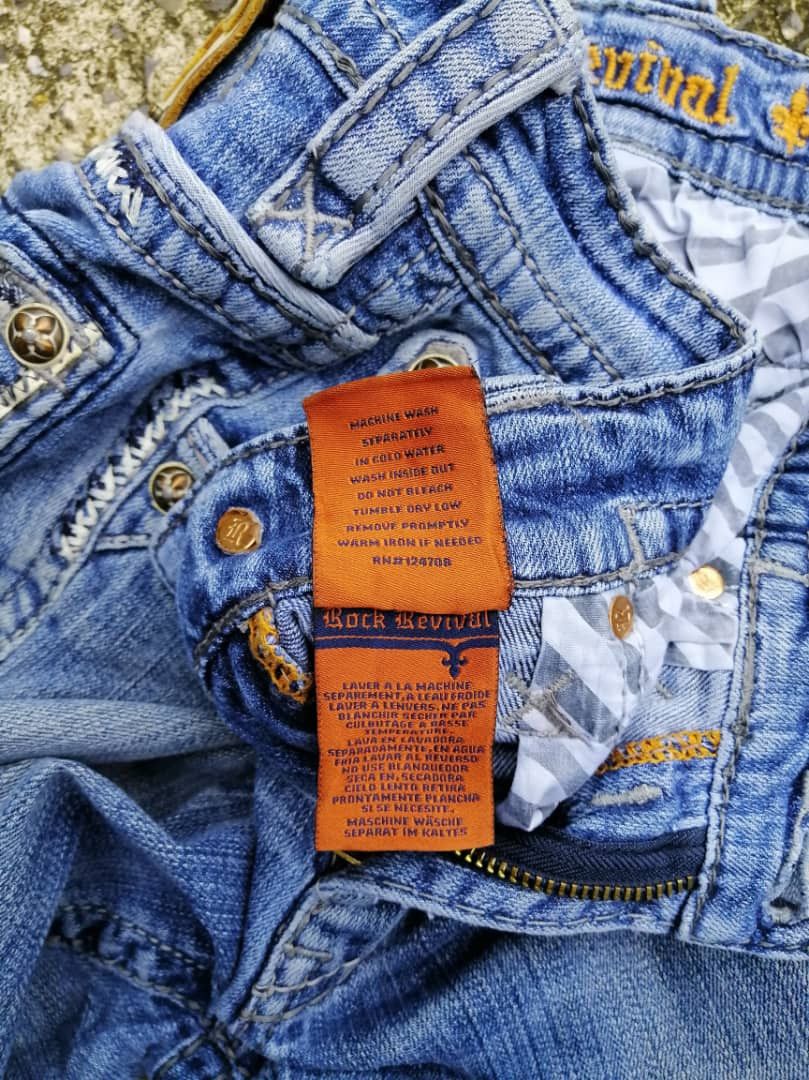 Rock Revival Rock Revival Dysons Slim Bootcut Denim Jeans Size 32" / US 10 / IT 46 - 6 Thumbnail