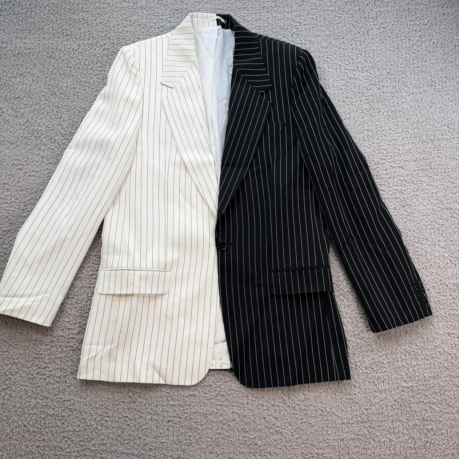 Other I.am.gia Venom Split Tone Pinstripe Blazer Mens 38R Jacket Size 38R - 1 Thumbnail