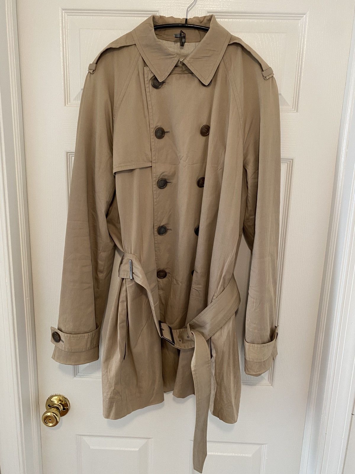 Dior Kris van assche era double breasted trench coat Size US M / EU 48-50 / 2 - 5 Thumbnail