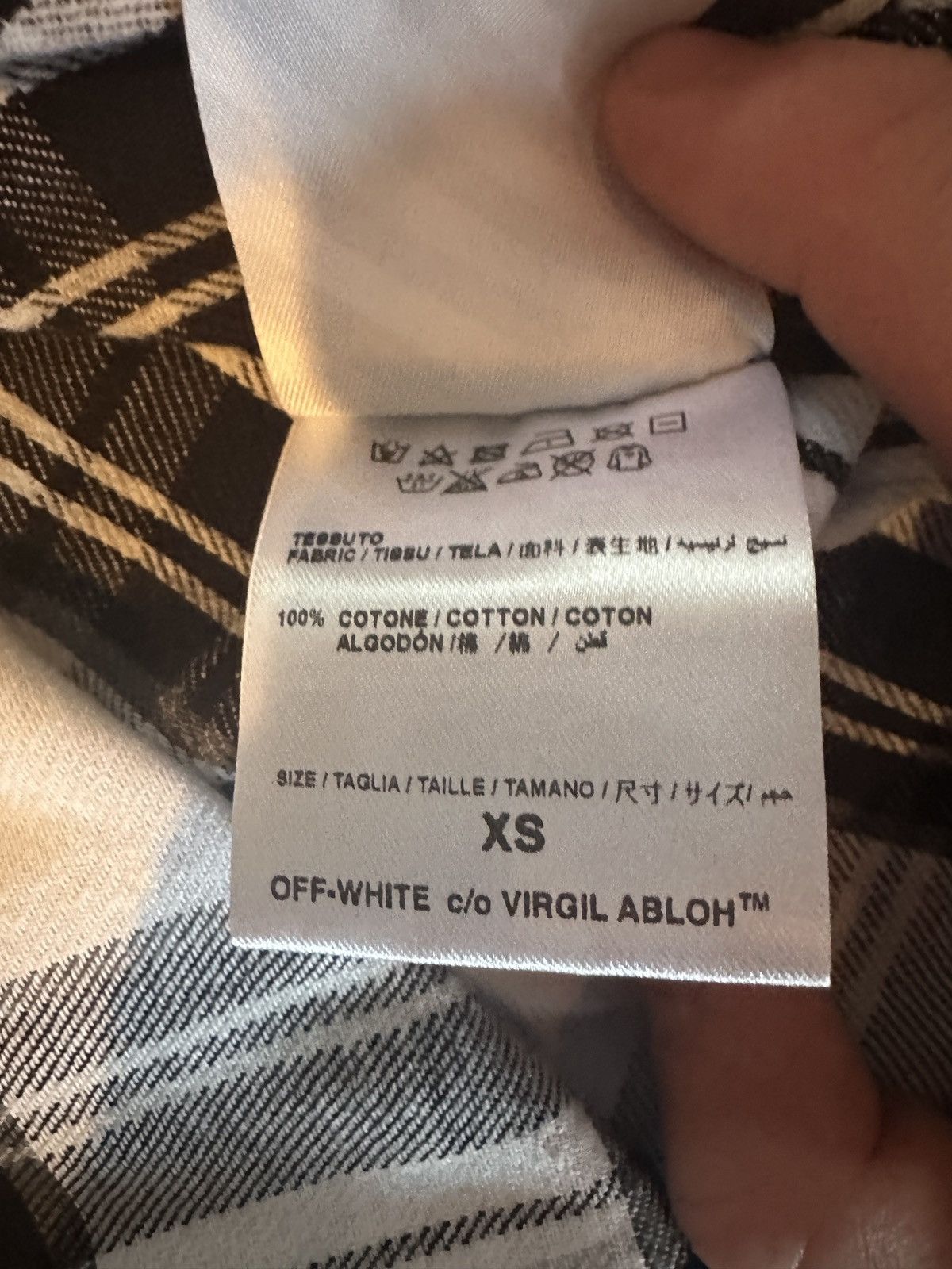 Off-White Off-White Flannel Size US XS / EU 42 / 0 - 4 Thumbnail
