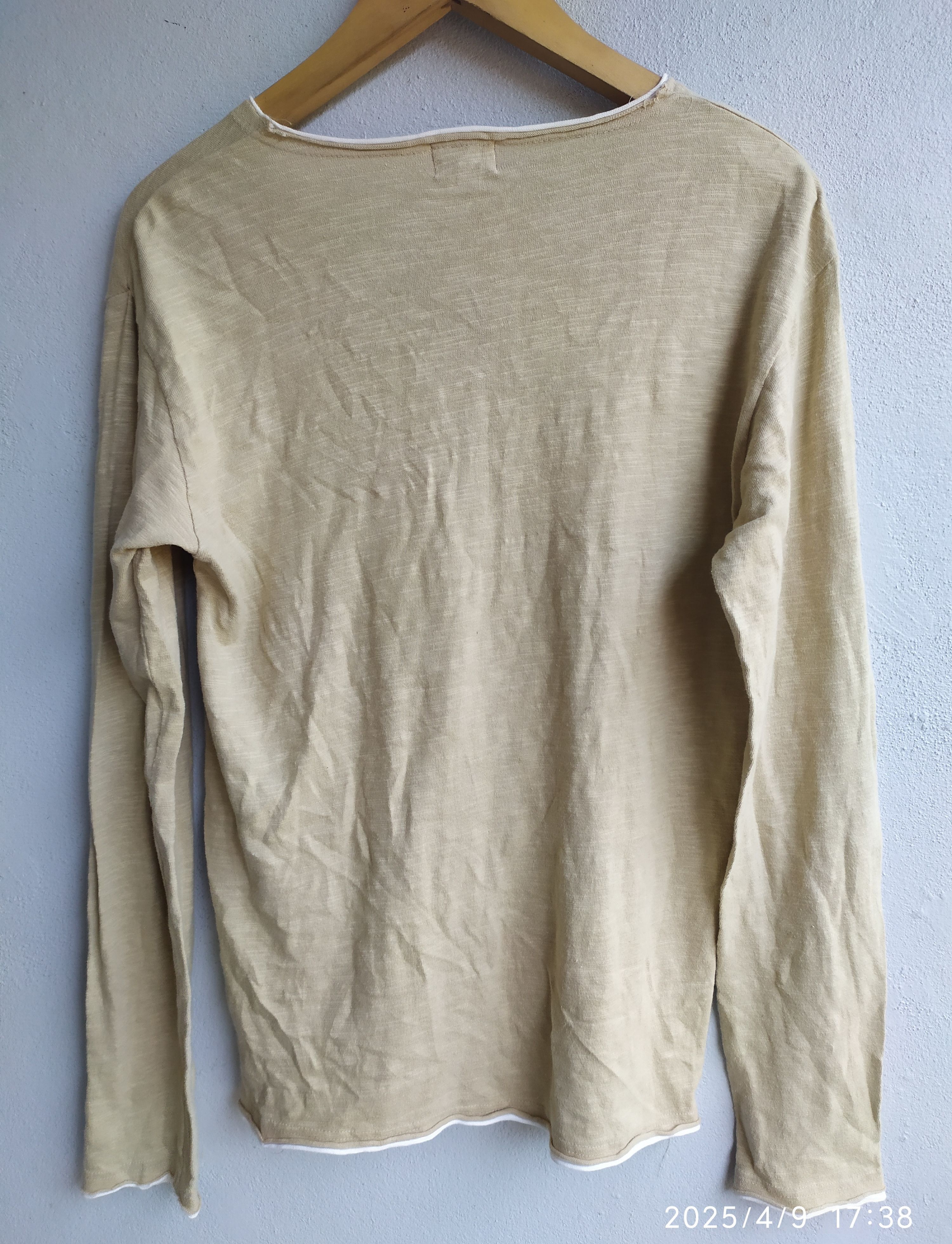 If Six Was Nine × Japanese Brand × Le Grande Bleu (L.G.B.) TAKEO KIKUCHI DOUBLE LAYER LONG SLEEVE TEE LGB STYLE Size US L / EU 52-54 / 3 - 2 Thumbnail