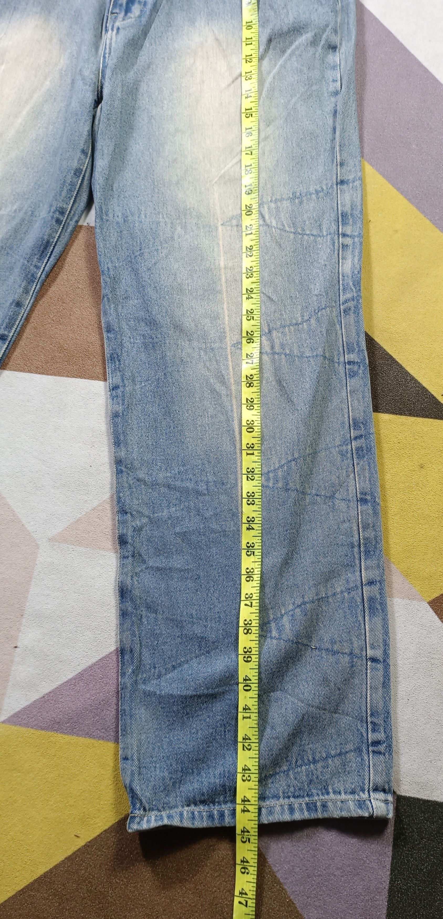Vintage💥 ENYCE Crazy Baggy Denim Distressed jeans