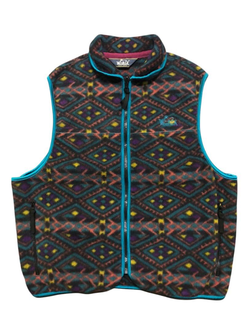 Woolrich Woolen Mills Vintage Woolrich Fleece Polartec Vest Native Design Size US M / EU 48-50 / 2 - 1 Thumbnail