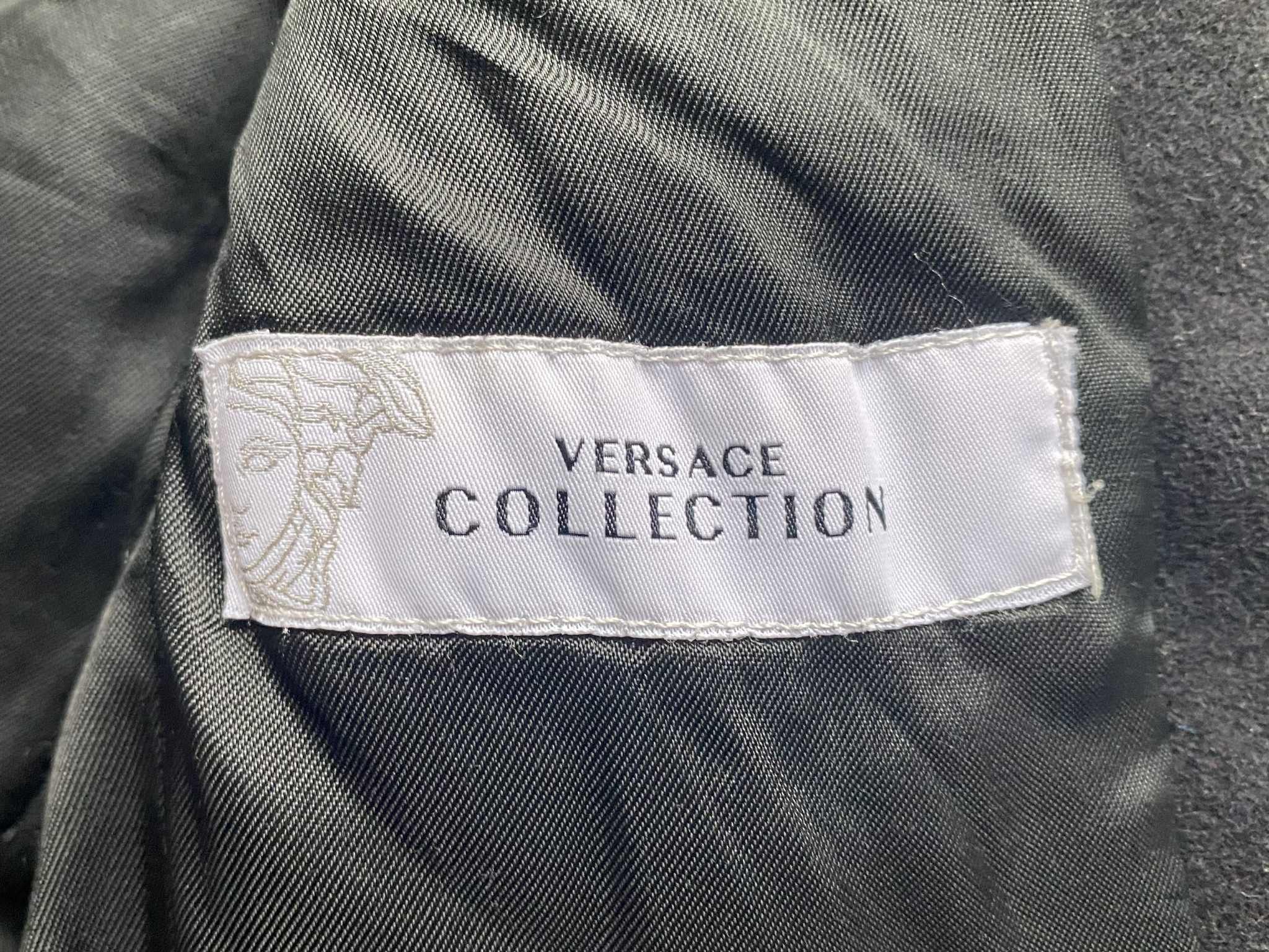 Versace Versace Collection Peacoat Wool Button Up Black Size M Size US M / EU 48-50 / 2 - 8 Thumbnail