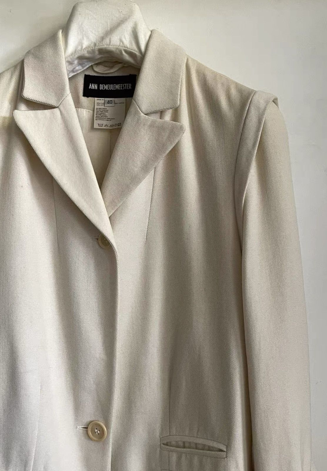 Ann Demeulemeester Ann Demeulemeester｜07aw Rust Hoop Wool Suit Size M / US 6-8 / IT 42-44 - 4 Thumbnail