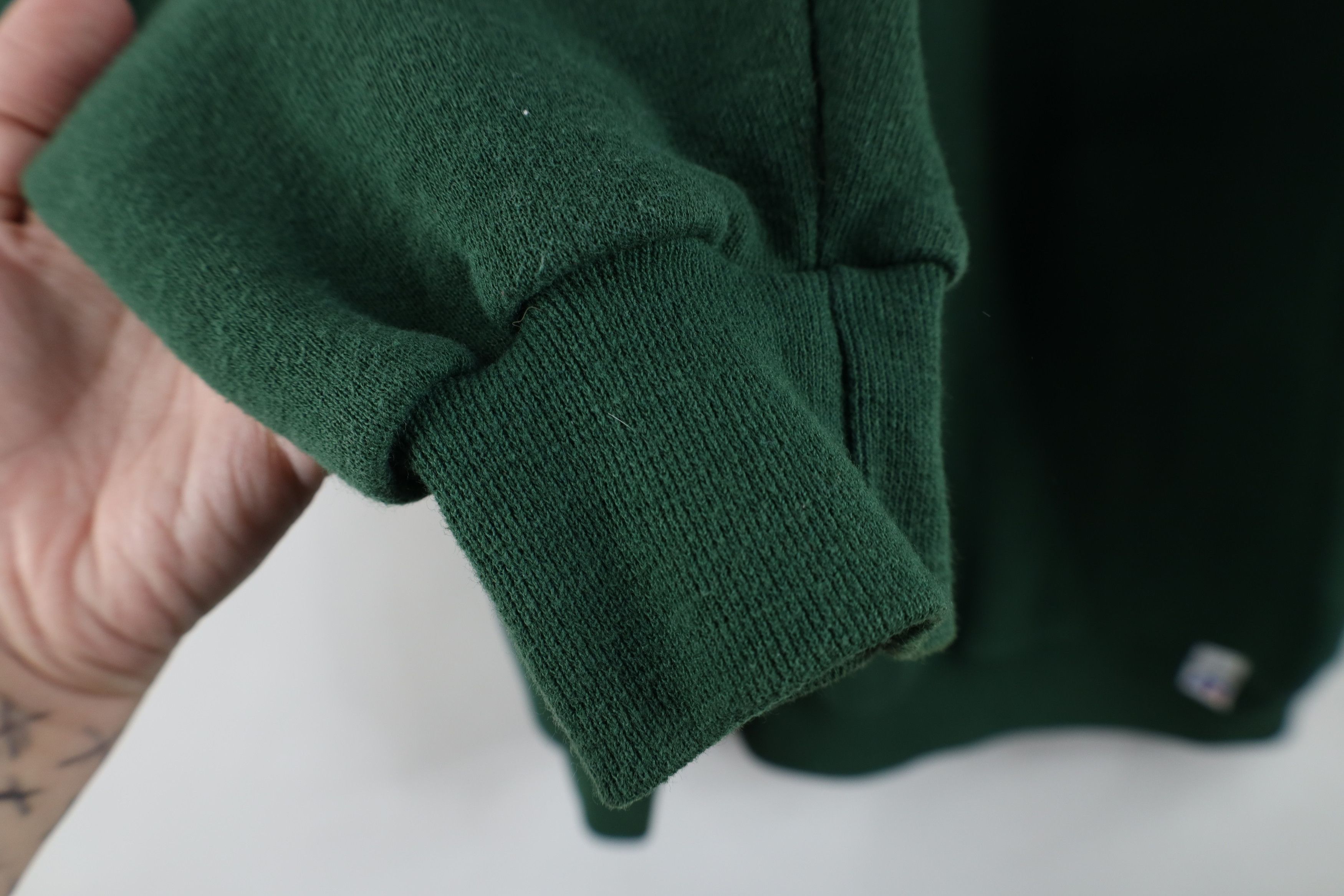 Russell Athletic Vintage 90s Russell Athletic Blank Crewneck Sweatshirt Green Size US L / EU 52-54 / 3 - 6 Thumbnail