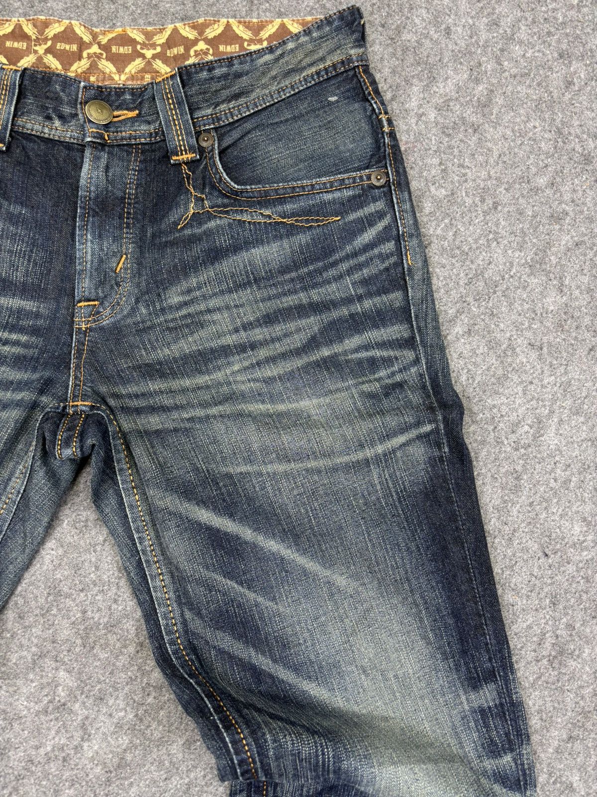 Edwin 💥Flare💥Edwin Westerner Style Sick Fades Flare Denim F833 Size US 32 / EU 48 - 3 Thumbnail