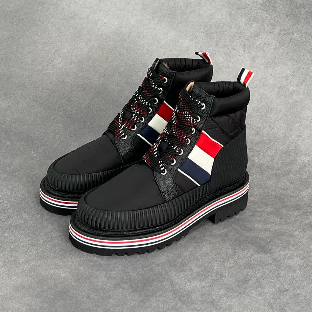 Thom Browne Thom Browne Casual Brown Hitop Sneakers 8 Men Size US 8 / EU 41 - 1 Thumbnail