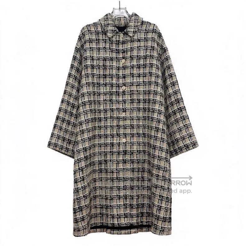 Gucci Gucci Colour-blocked plaid cotton lapel long-sleeved singl Size S / US 4 / IT 40 - 1 Thumbnail