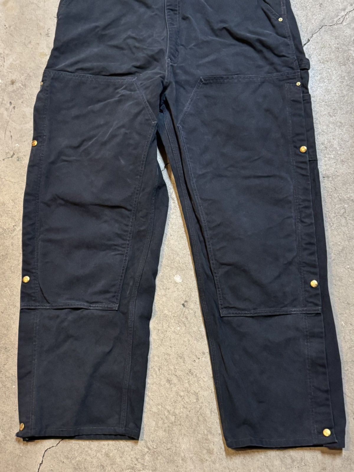 Carhartt Carhartt Double Knee Bib Overalls R37 Black Size 42 Workwear Size US 42 / EU 58 - 5 Thumbnail