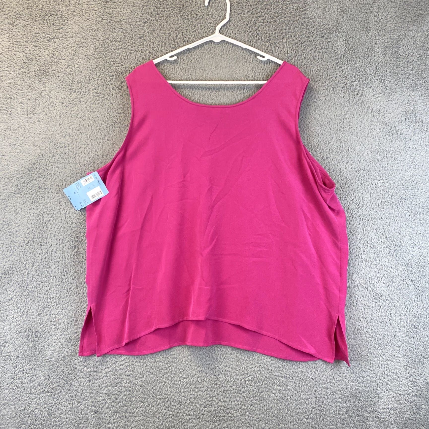 Vintage VINTAGE Nora Noh Women's Pink Design Tank Top Sleeveless 3X All Seasons Blouse Size XXL / US 16-18 / IT 52-54 - 6 Thumbnail