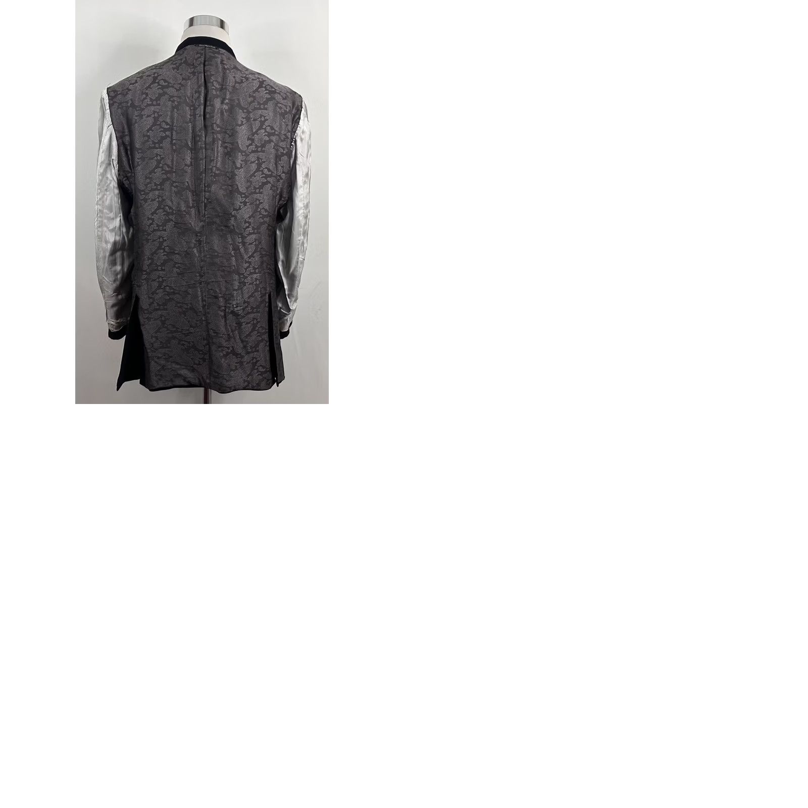 Jack Victor VINTAGE Jack Victor Sport Coat Black 46L 2 Button Notch Loro Piana Cashmere Double-Vented Mens Regular Coat Size US XS / EU 42 / 0 - 9 Thumbnail