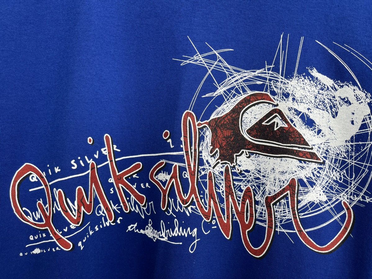 Quiksilver × Vintage 🔥Rare t-Shirt 🔥 Quiksilver Boardriding Big Logo Surf Tee Size US XL / EU 56 / 4 - 4 Thumbnail