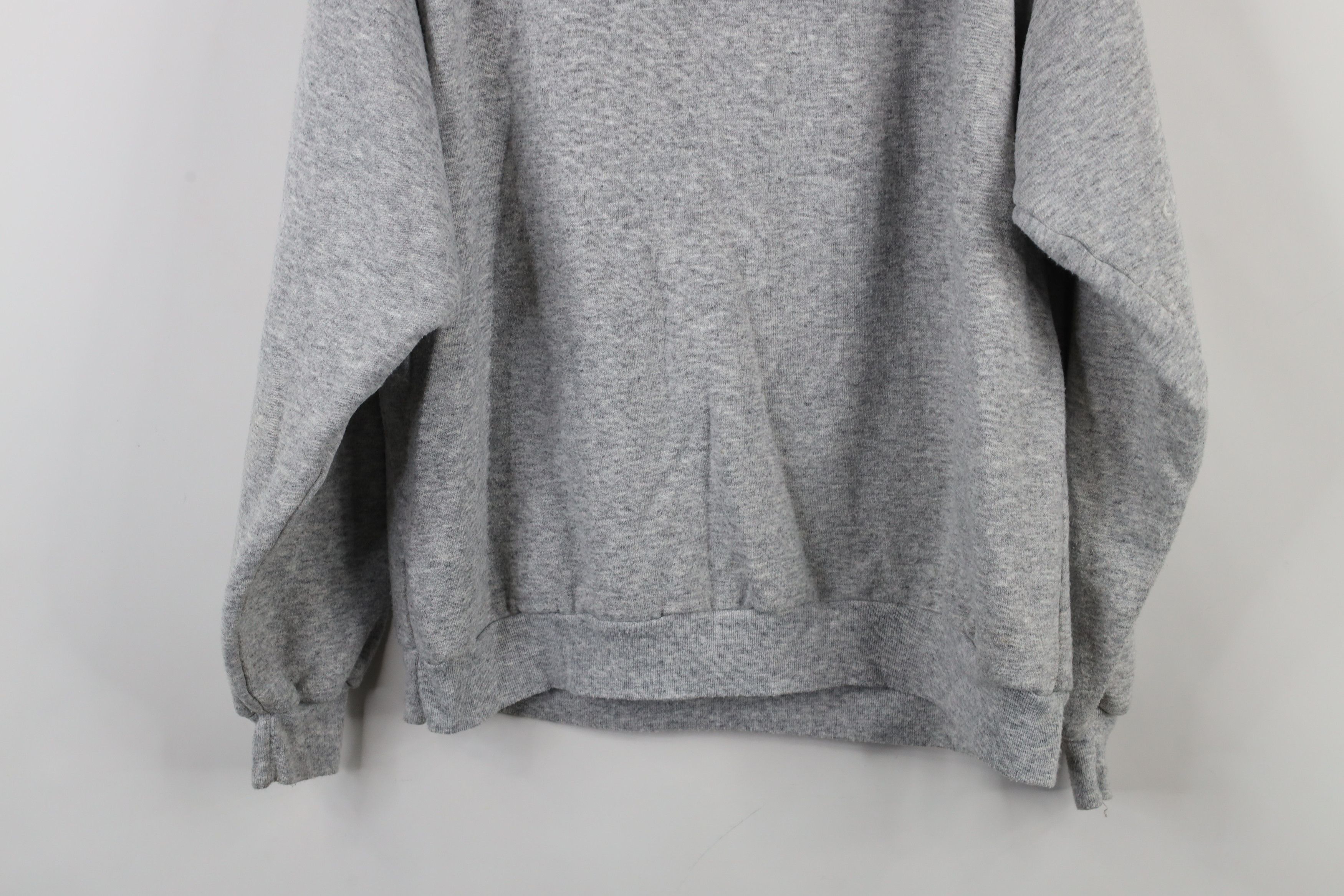 Vintage Vintage 70s 80s Streetwear Hoodie Sweatshirt Gray USA Size US L / EU 52-54 / 3 - 13 Thumbnail