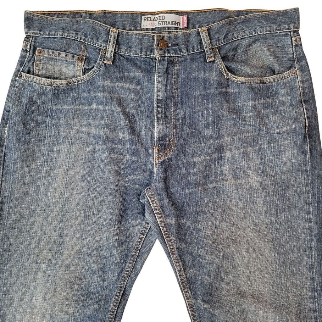 Levi's Levi's Relaxed Straight 100% Cotton Jeans Size 38/34 Men's Size US 38 / EU 54 - 7 Thumbnail