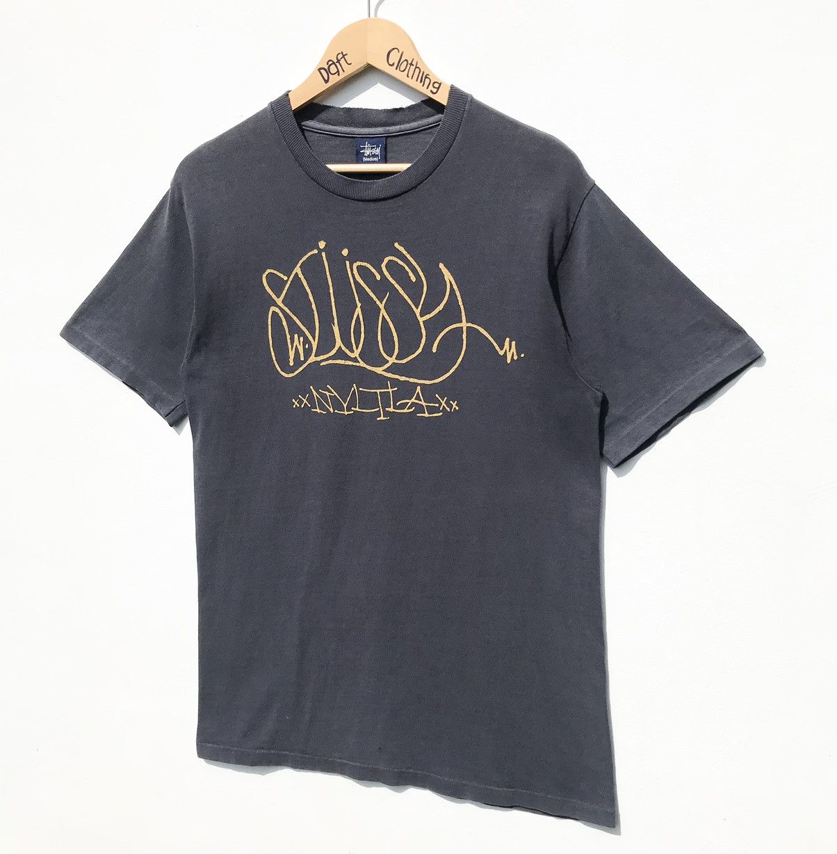 Stussy × Vintage 💥Distressed💥Vintage Stussy NYLTLA Shirt Stussy Skateboard Size US M / EU 48-50 / 2 - 3 Thumbnail