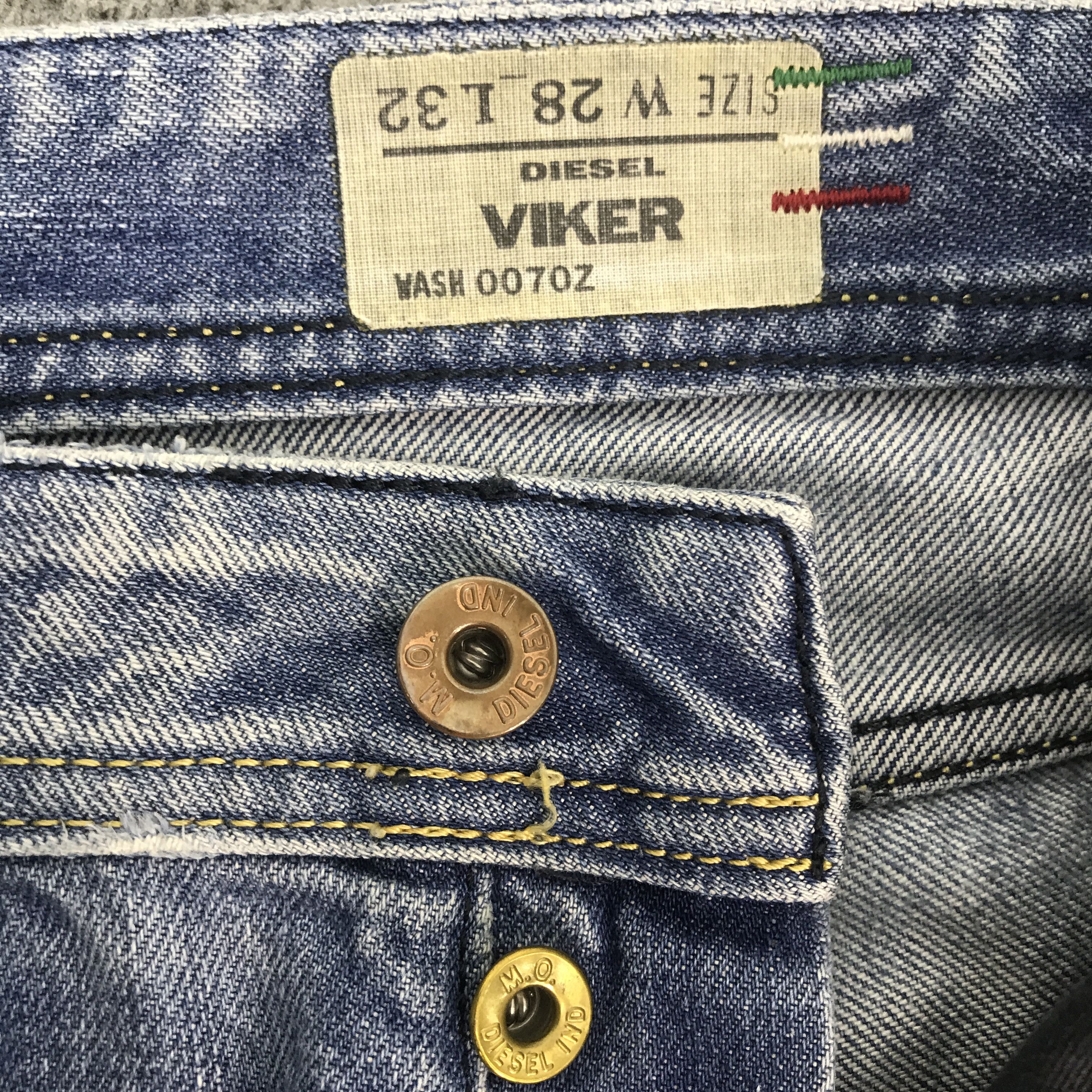 Diesel Diesel industries distressed denim pants K54B16 Size US 30 / EU 46 - 13 Thumbnail