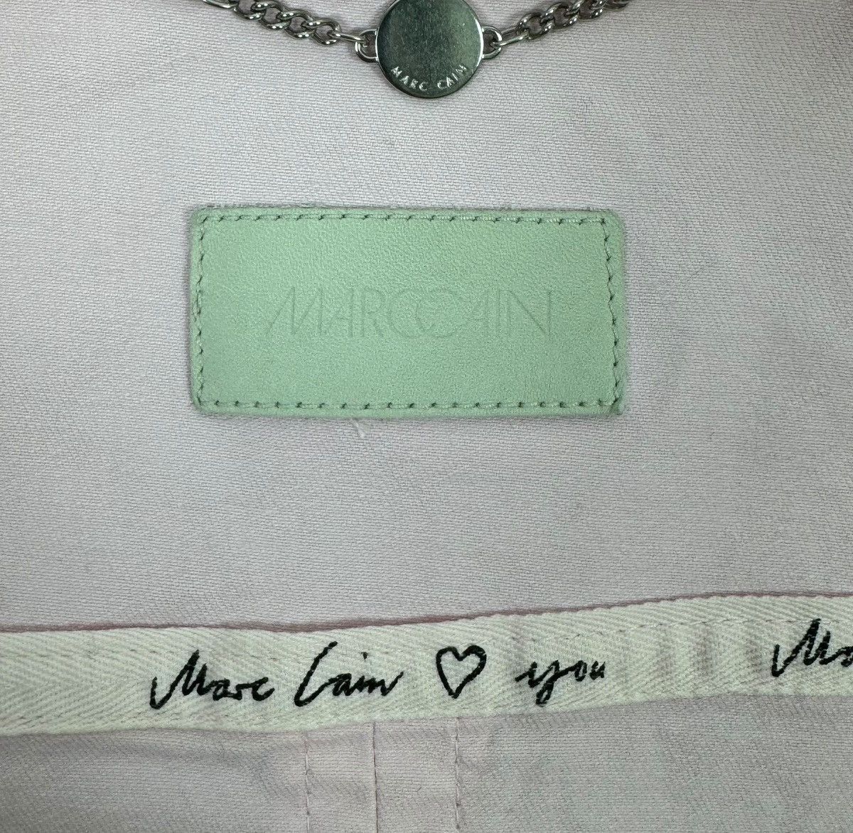 Other Marc Cain Pink Denim Jacket Zip size 5 Size L / US 10 / IT 46 - 11 Thumbnail